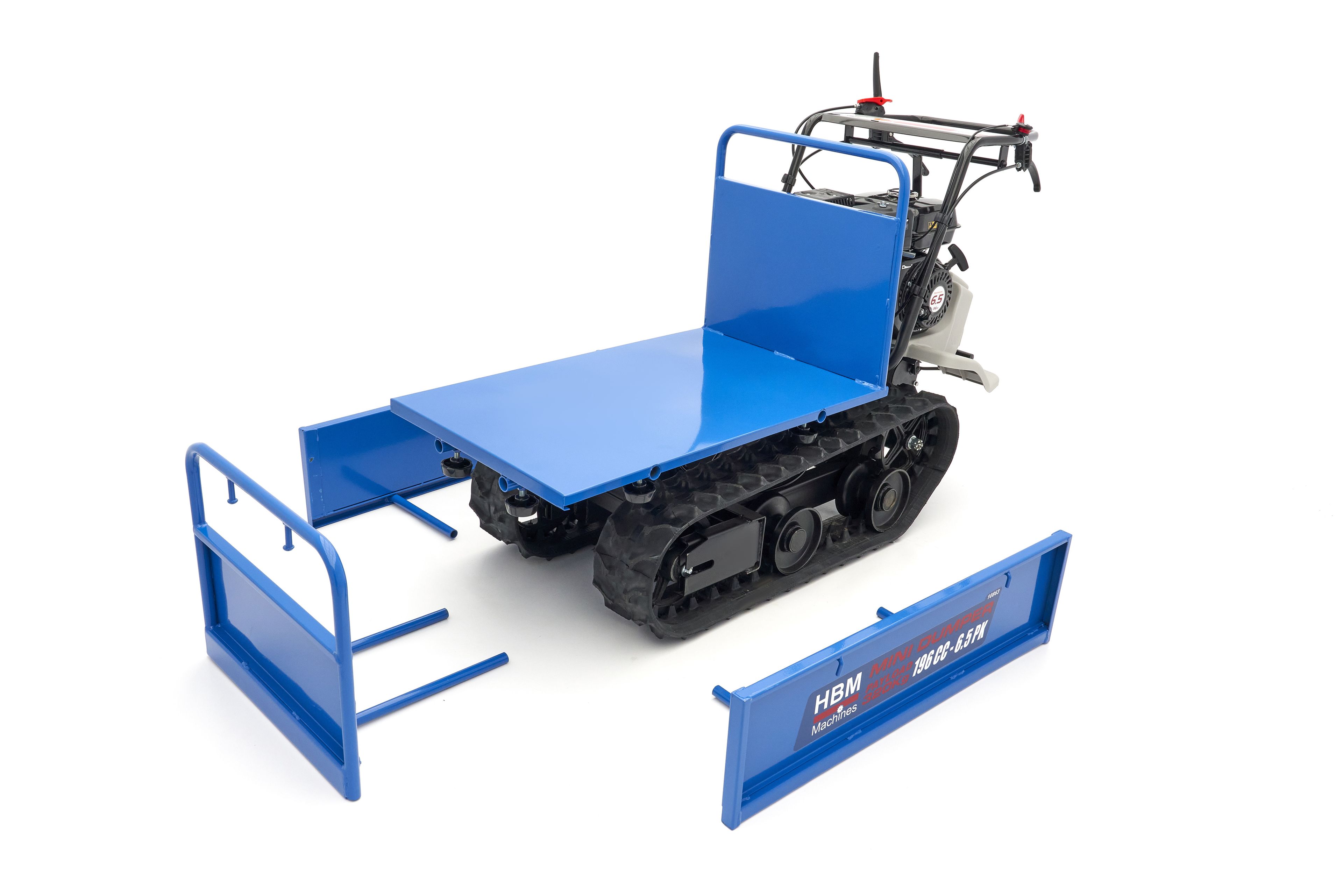 HBM Minidumper Professional 320 KG sobre orugas 196 cc - 6,5 CV Image 18