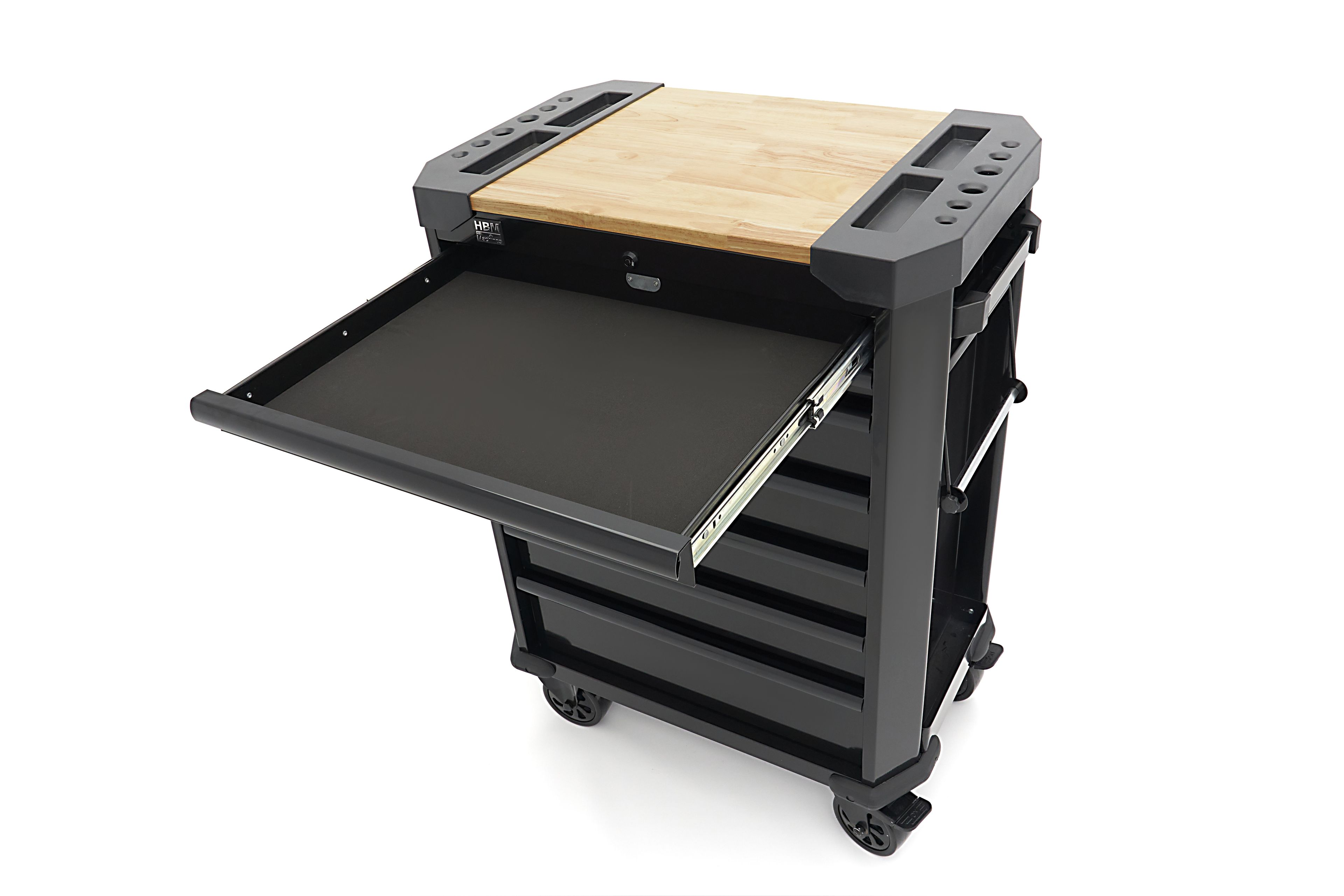 HBM gereedschapswagen 7 laden 71 cm zwart Image 6