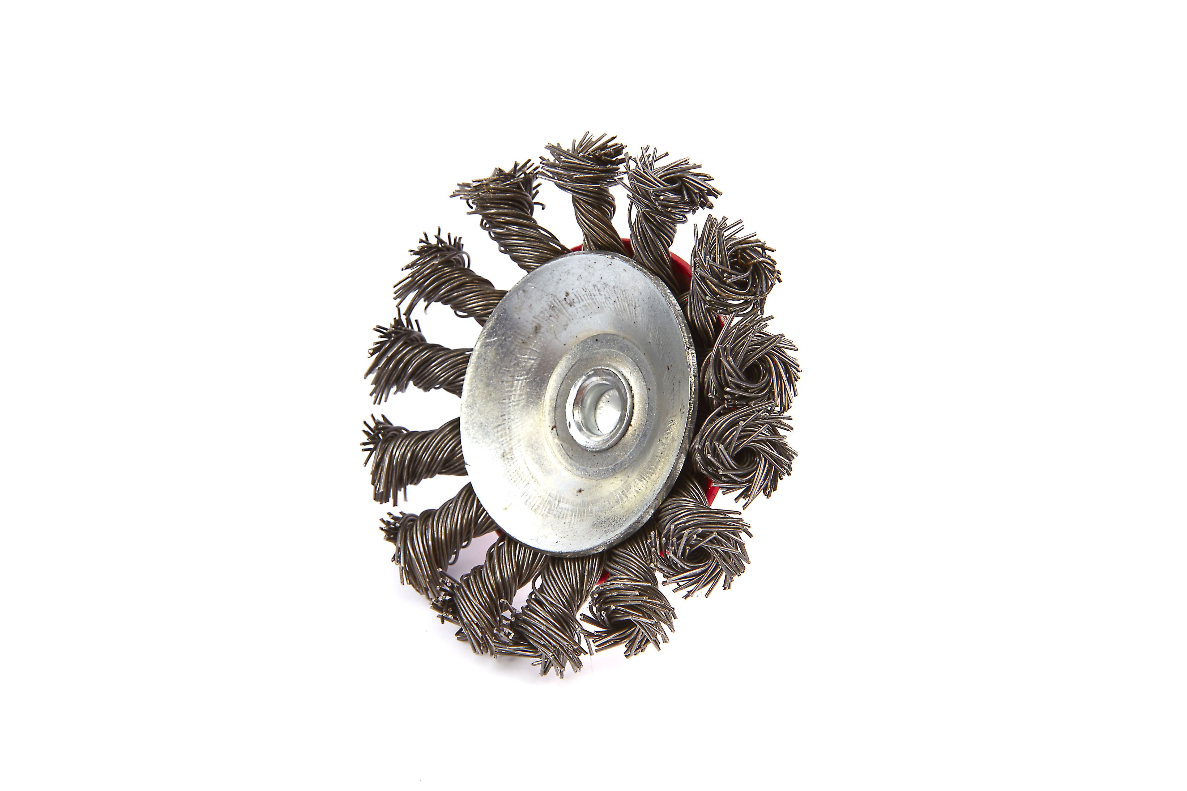 Brosse à disque HBM 75 mm avec fil d'acier torsadé avec enregistrement 6 mm Image 2