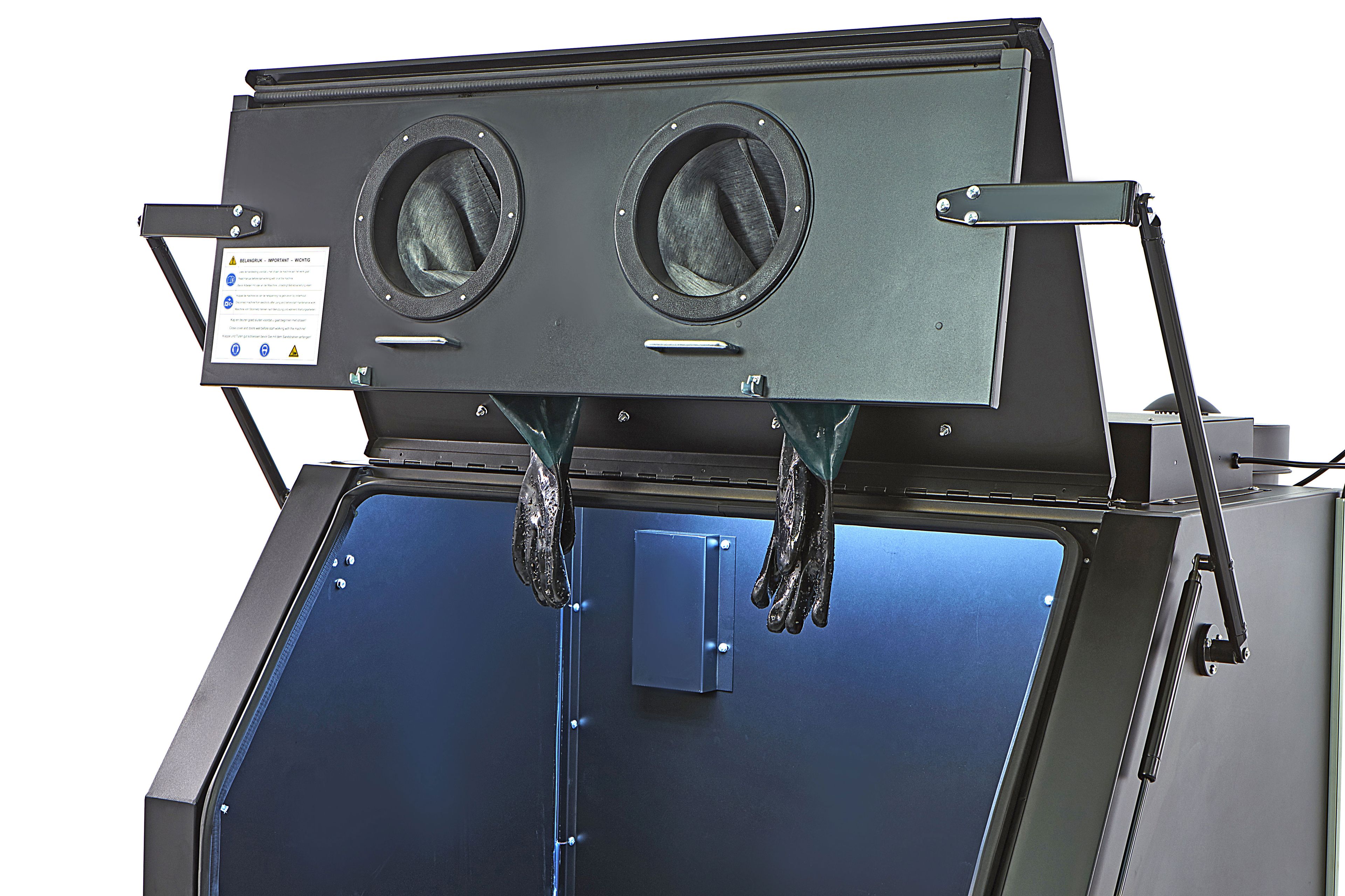 HBM SBC 990 Cabine de sablage avec extraction, noire mat Image 5