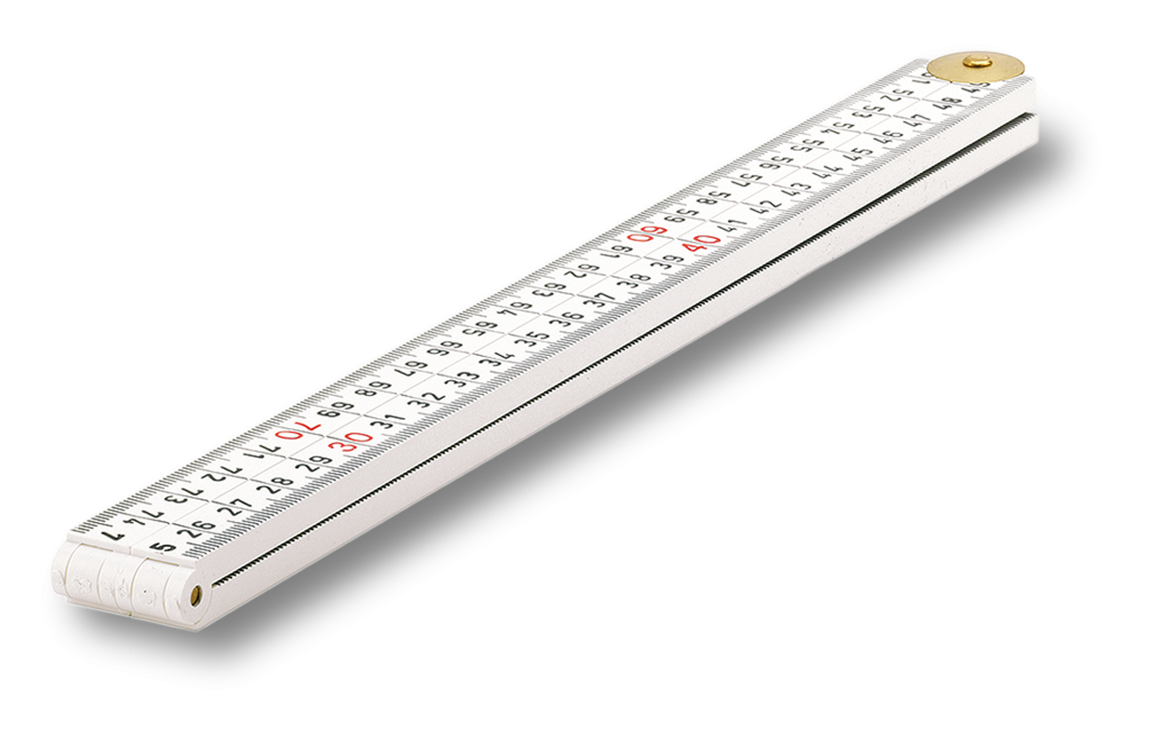Sola Duimstok kunststof 4-ledig 1 m wit Image 4