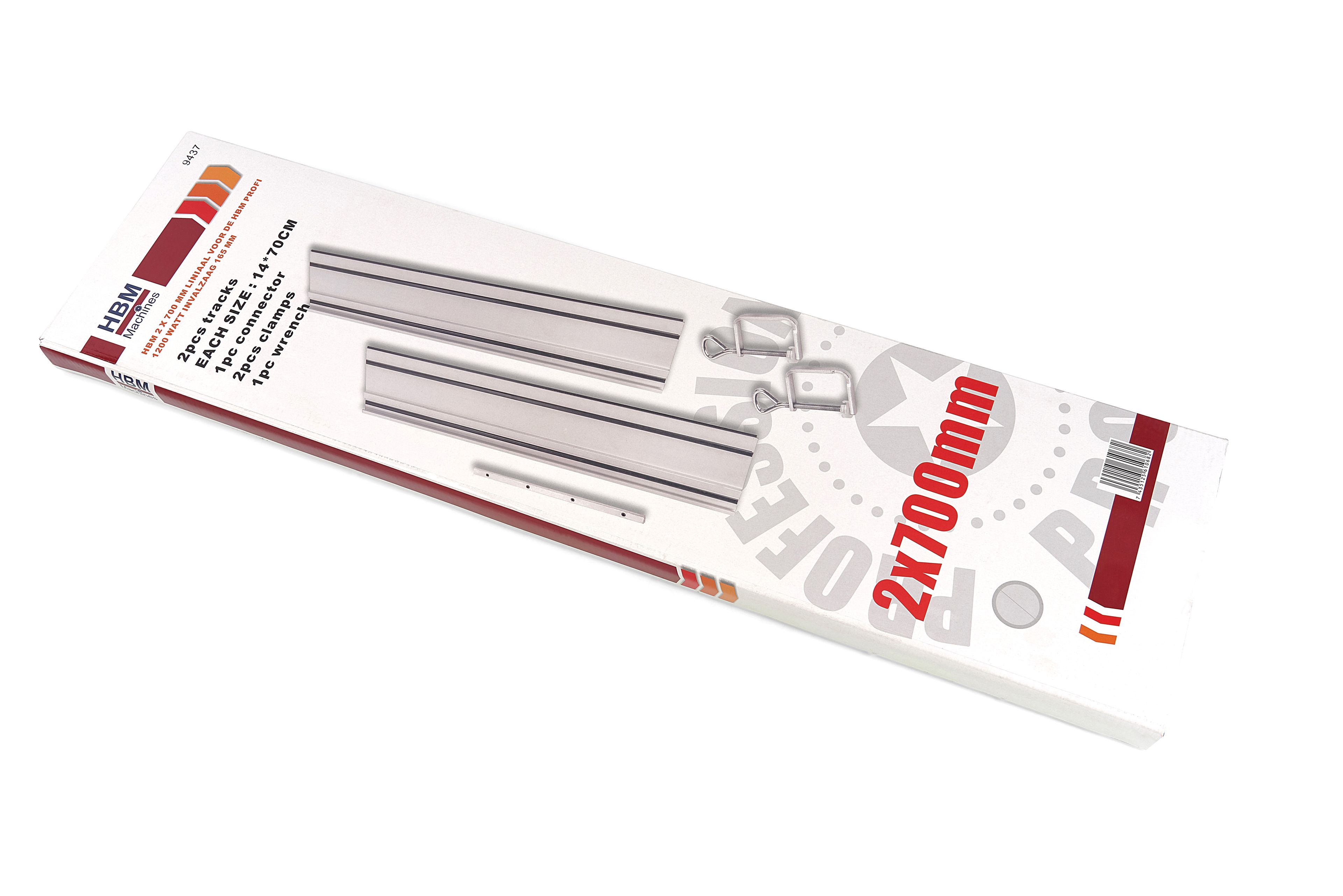 HBM Règle de 2 x 700 mm pour les scies professionnelles HBM Image 7