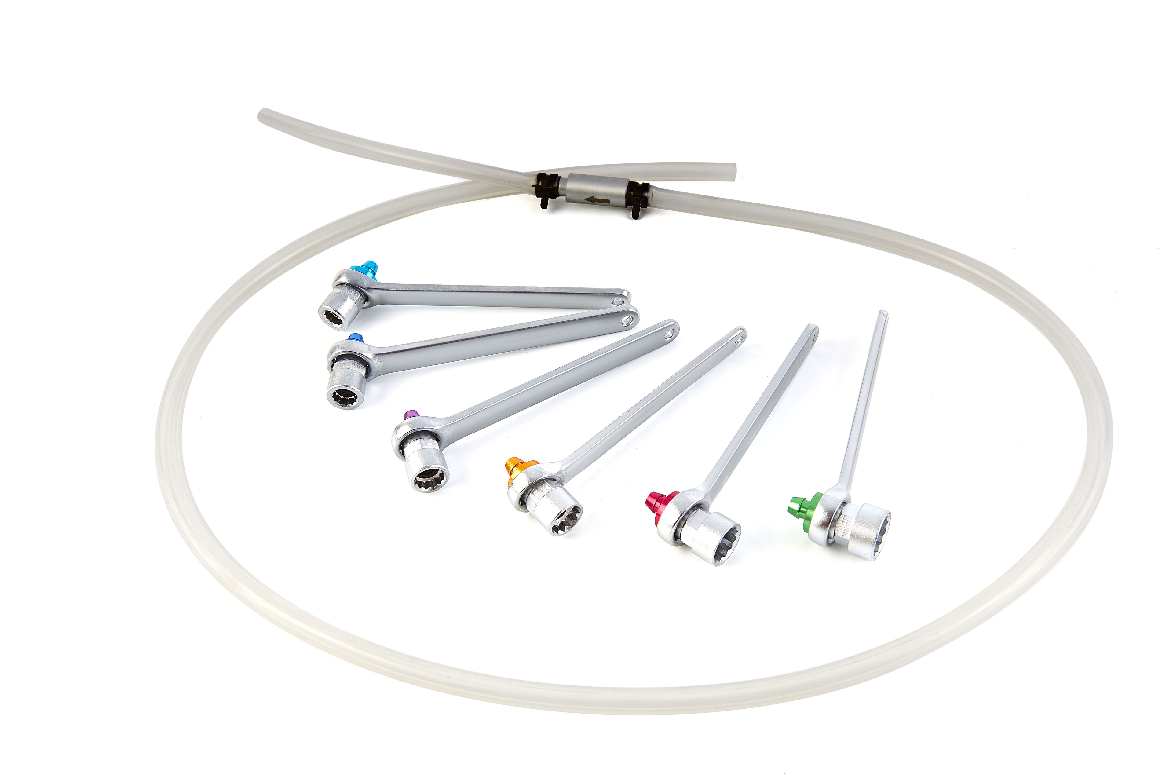 Conjunto de llaves para drenar líquido de frenos HBM de 7 piezas Image 3