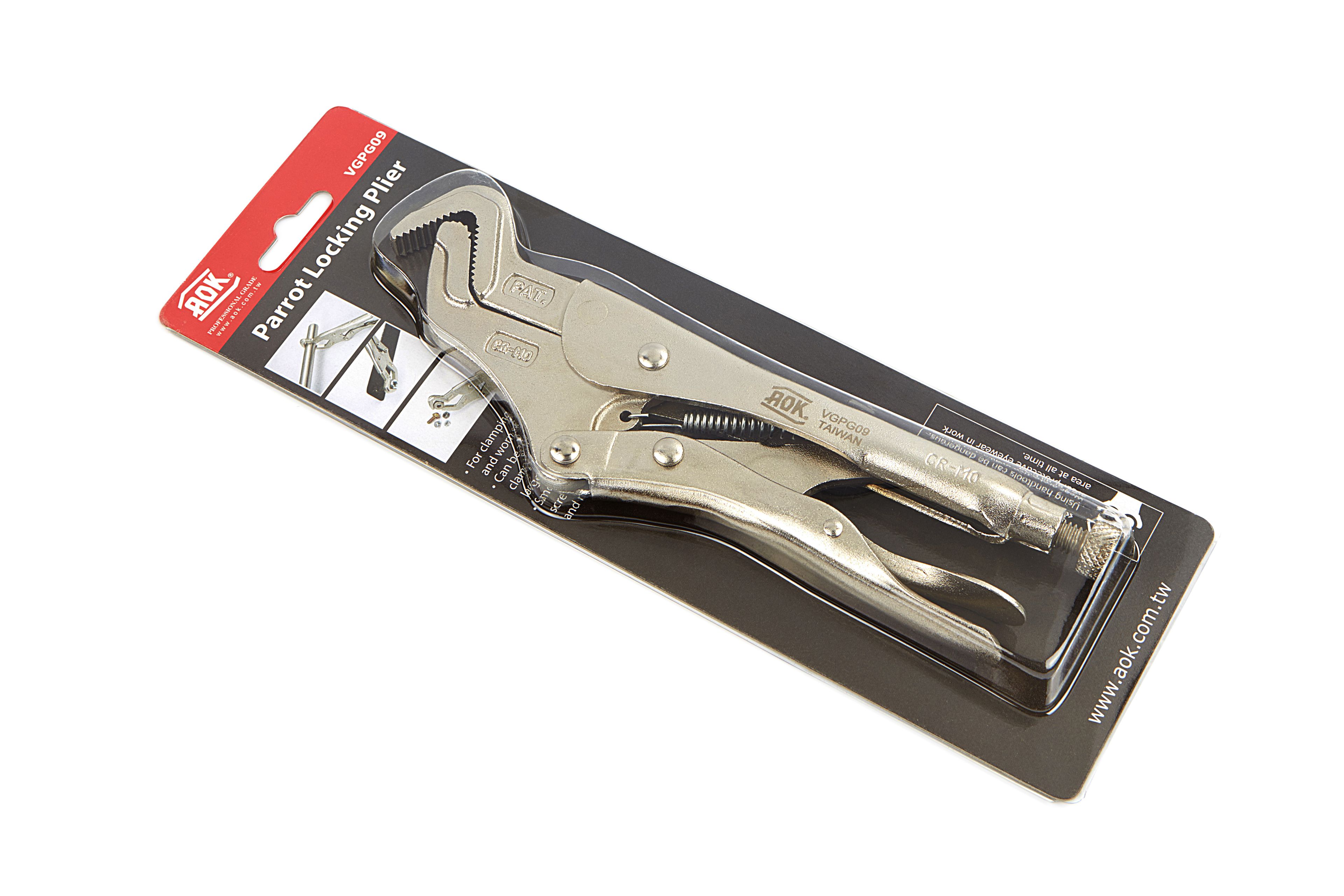 AOK Griptang Model Klauw voor Schroeven, Buizen en Leidingen Image 6