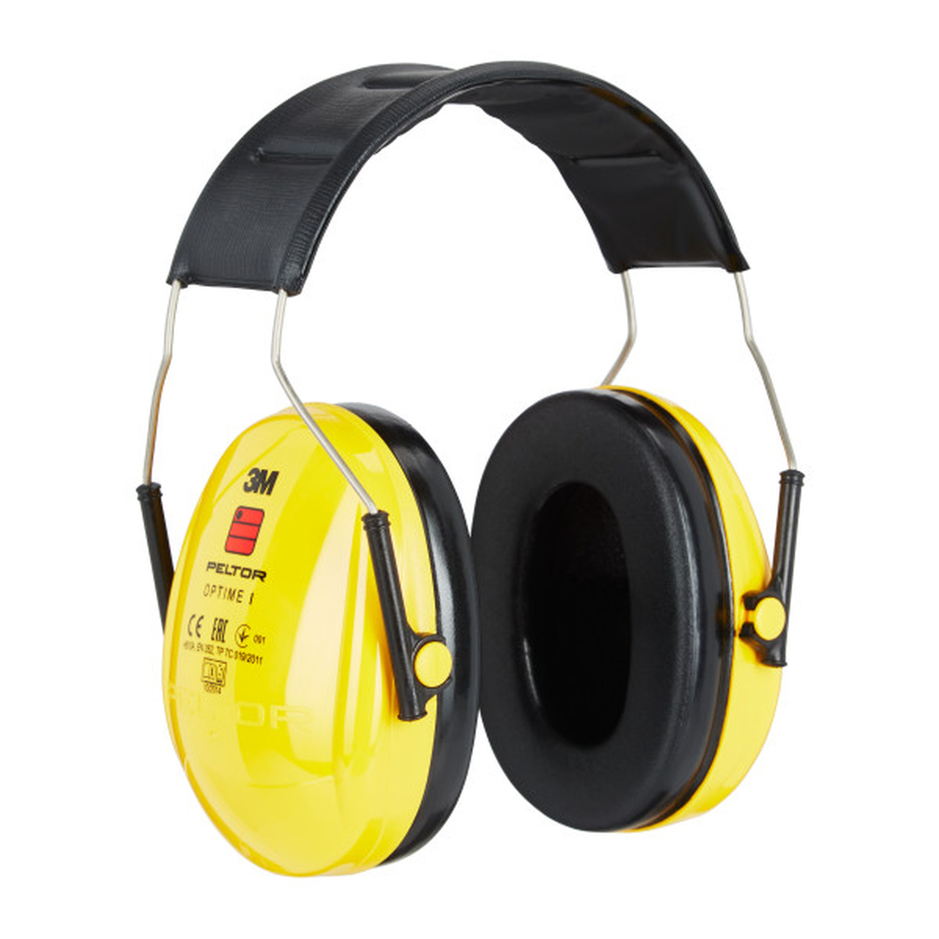 3M PELTOR Optime I Casque antibruit, 27 dB, jaune, serre-tête, H510A-401-GU