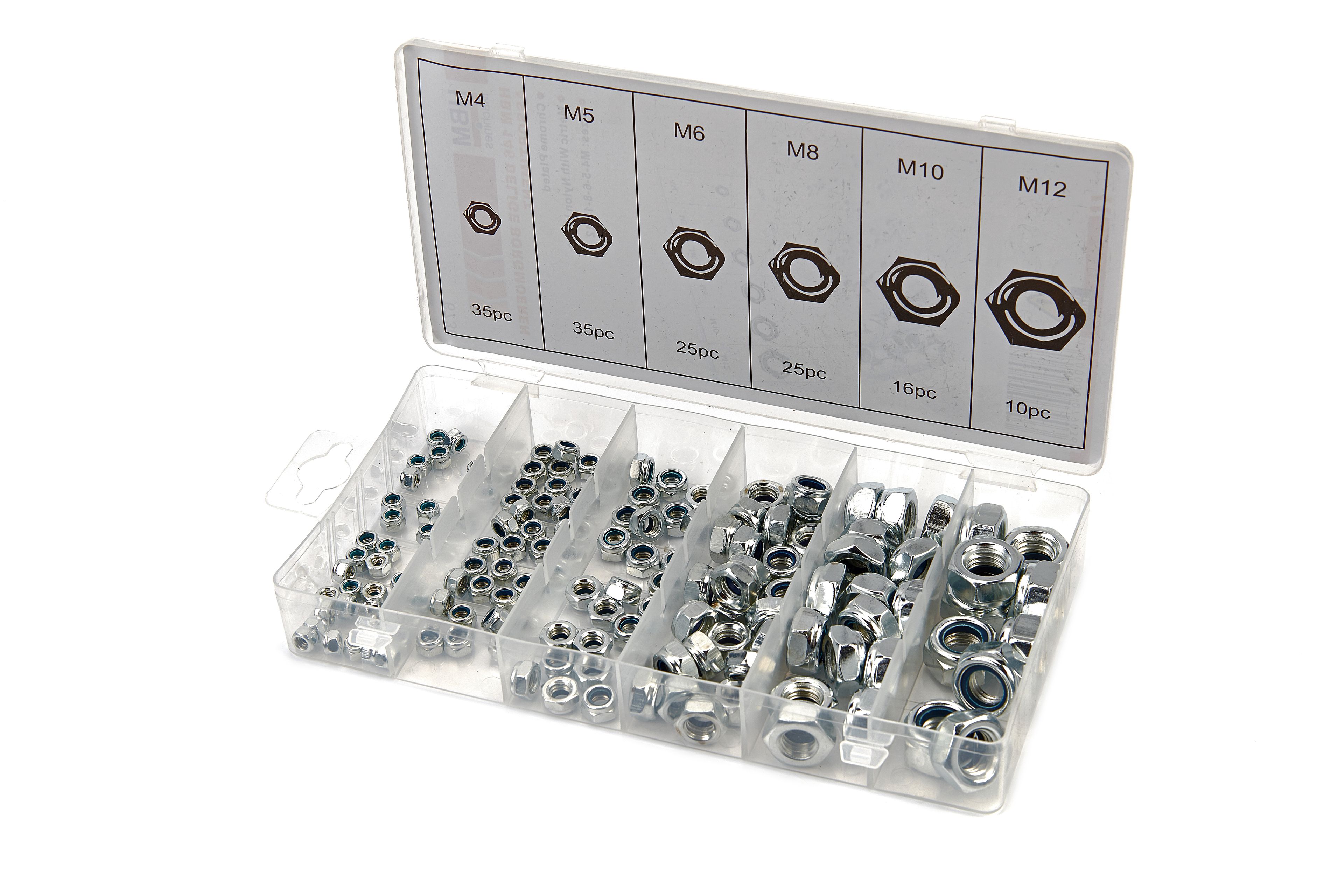 Set de 146 écrous à encoches de HBM