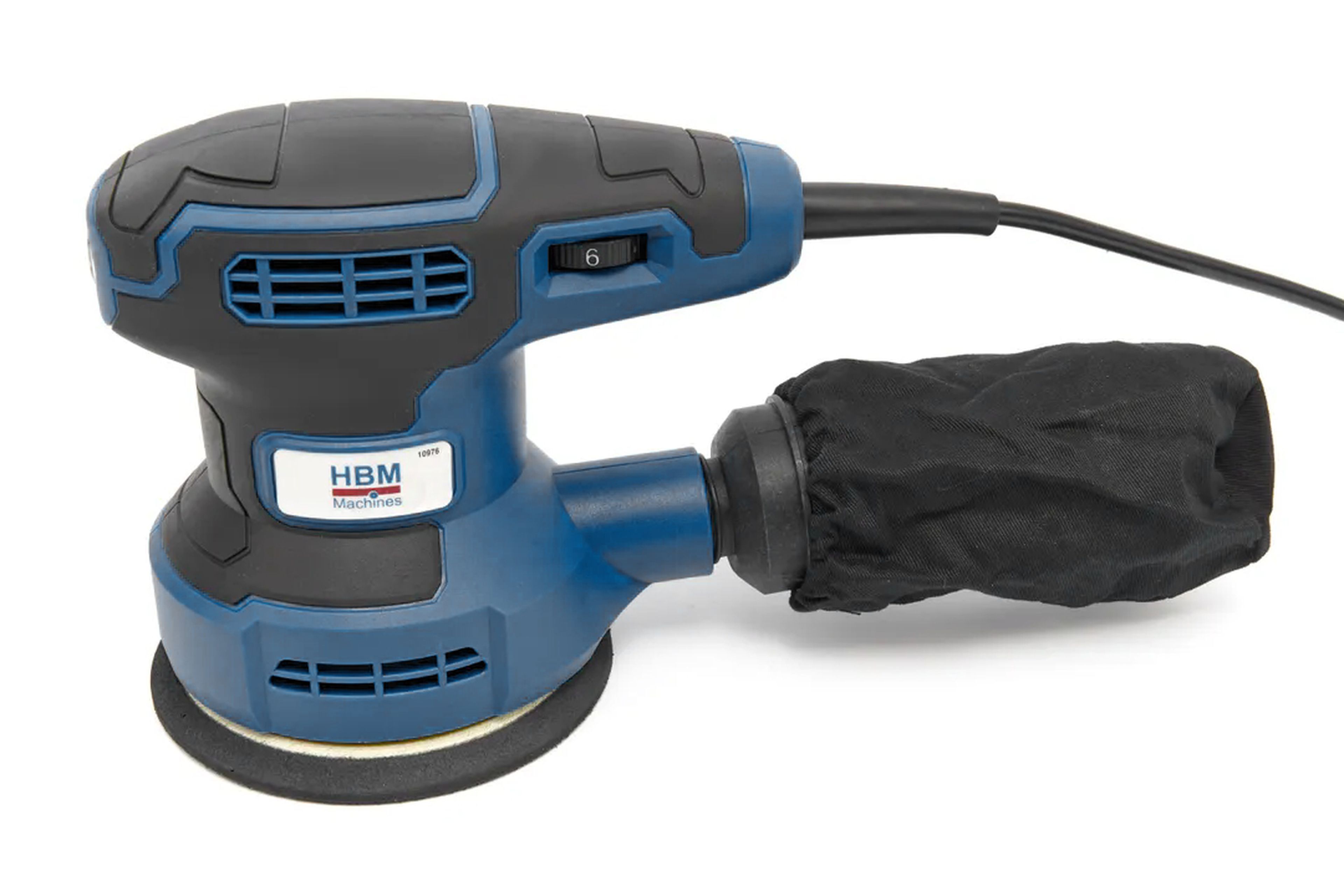 HBM Variabele Excenterschuurmachine 320 Watt Inclusief 12 Schuurvellen Image 4