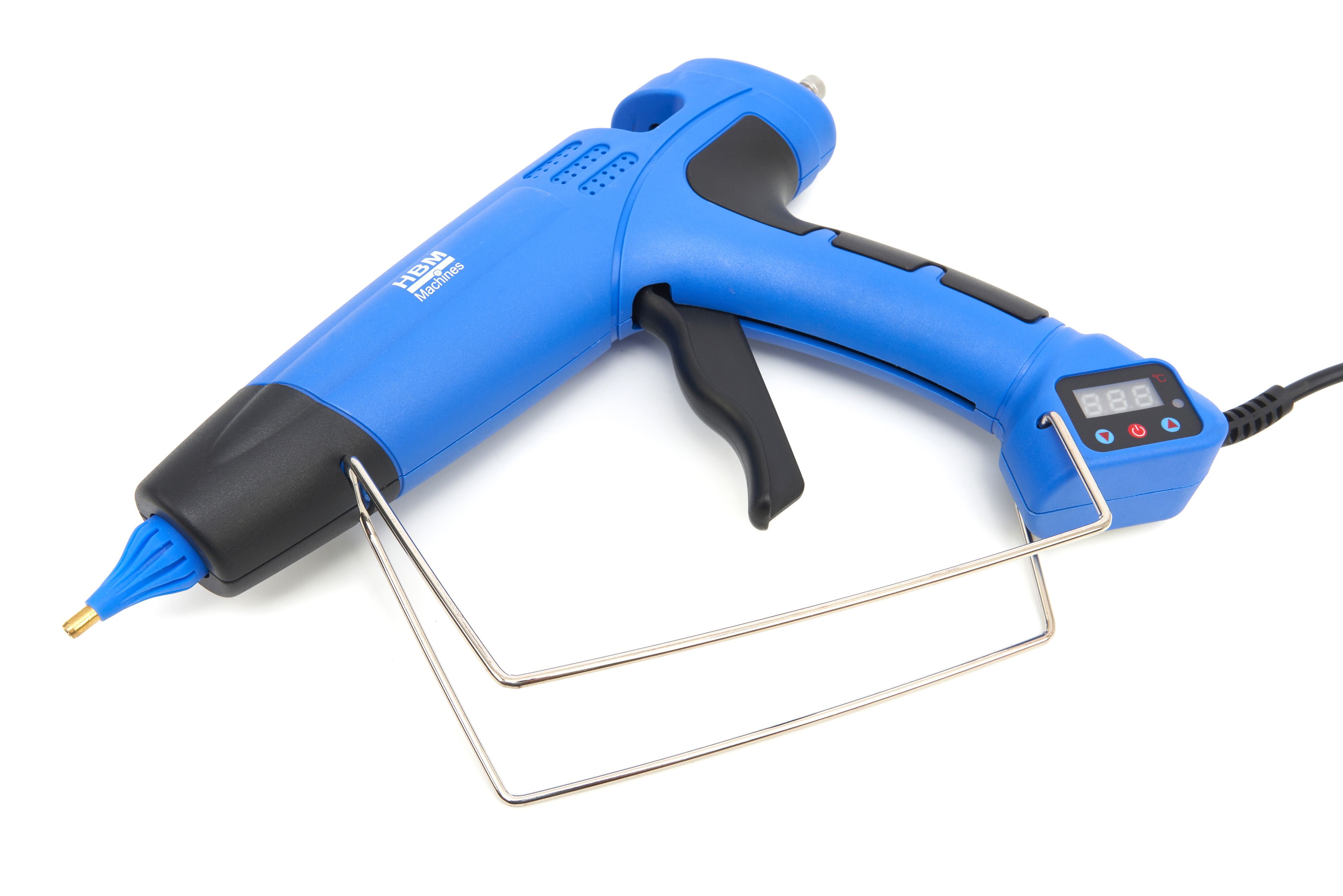 HBM 500 Watt 11 mm. Pistolet à colle professionnel avec température réglable et affichage numérique Image 4