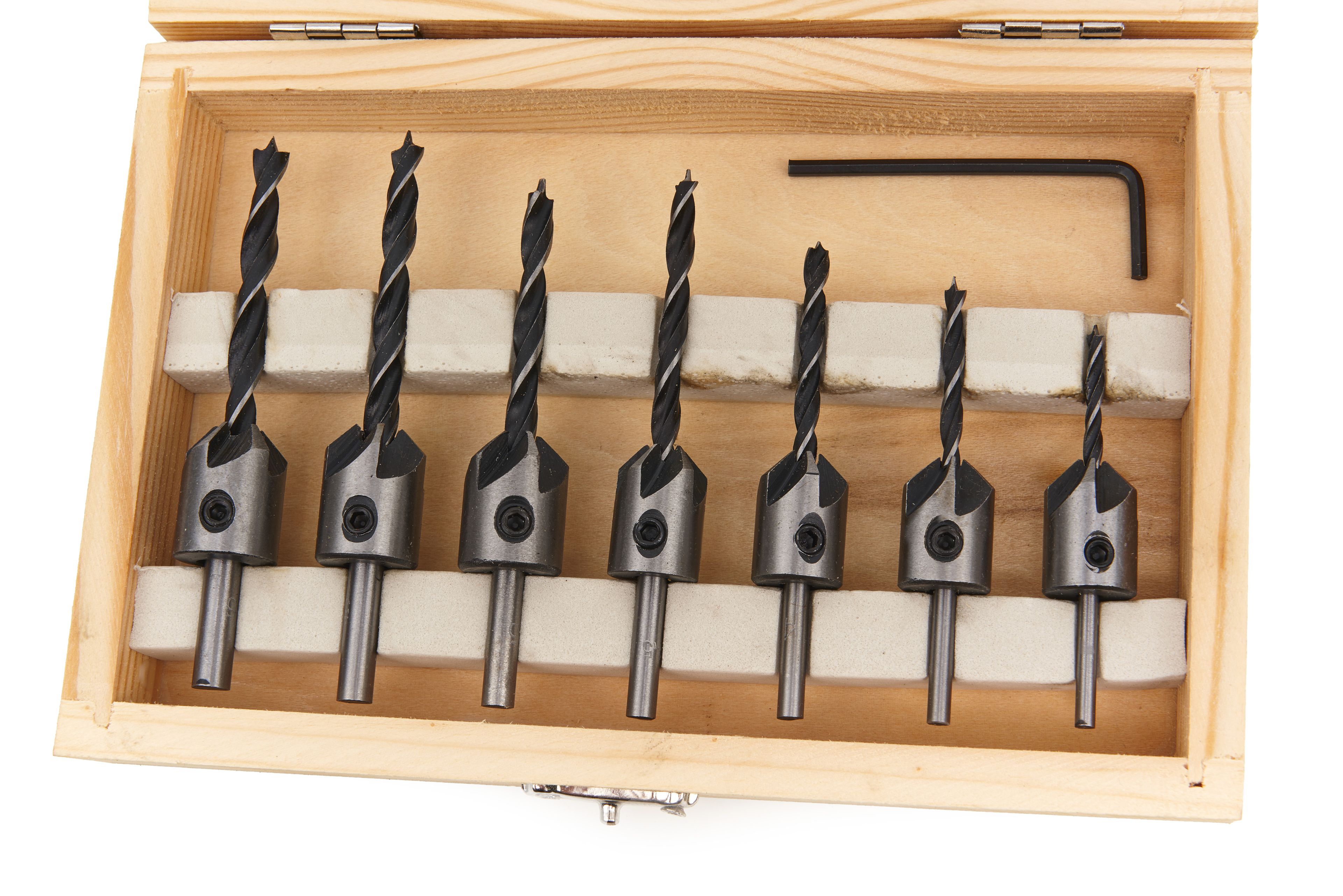HBM 8 Delige Houtborenset, Verzinkborenset Model 1 Image 2