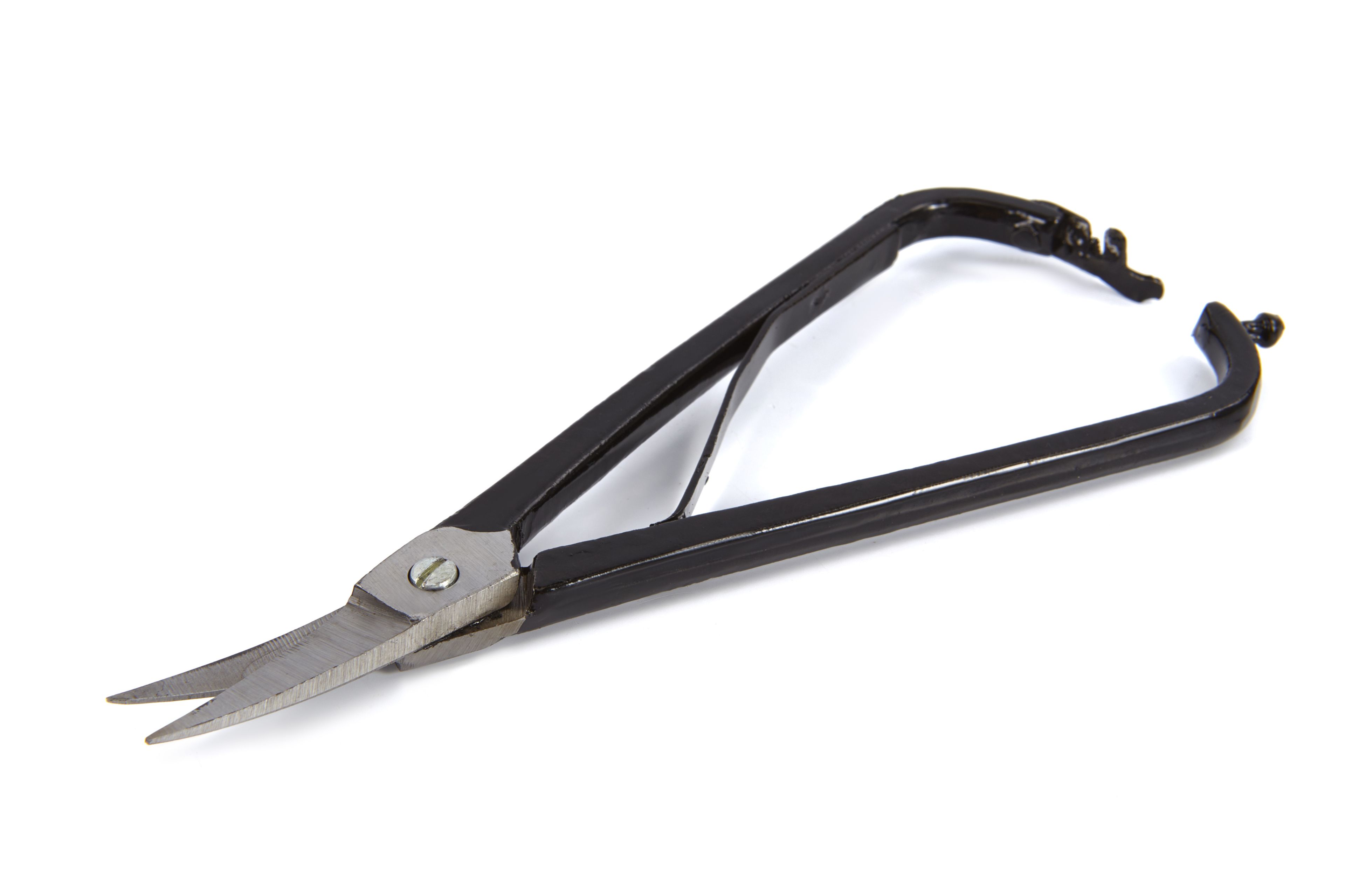 HBM Latoenschaar met Gebogen Bek met Veer en Sluiting