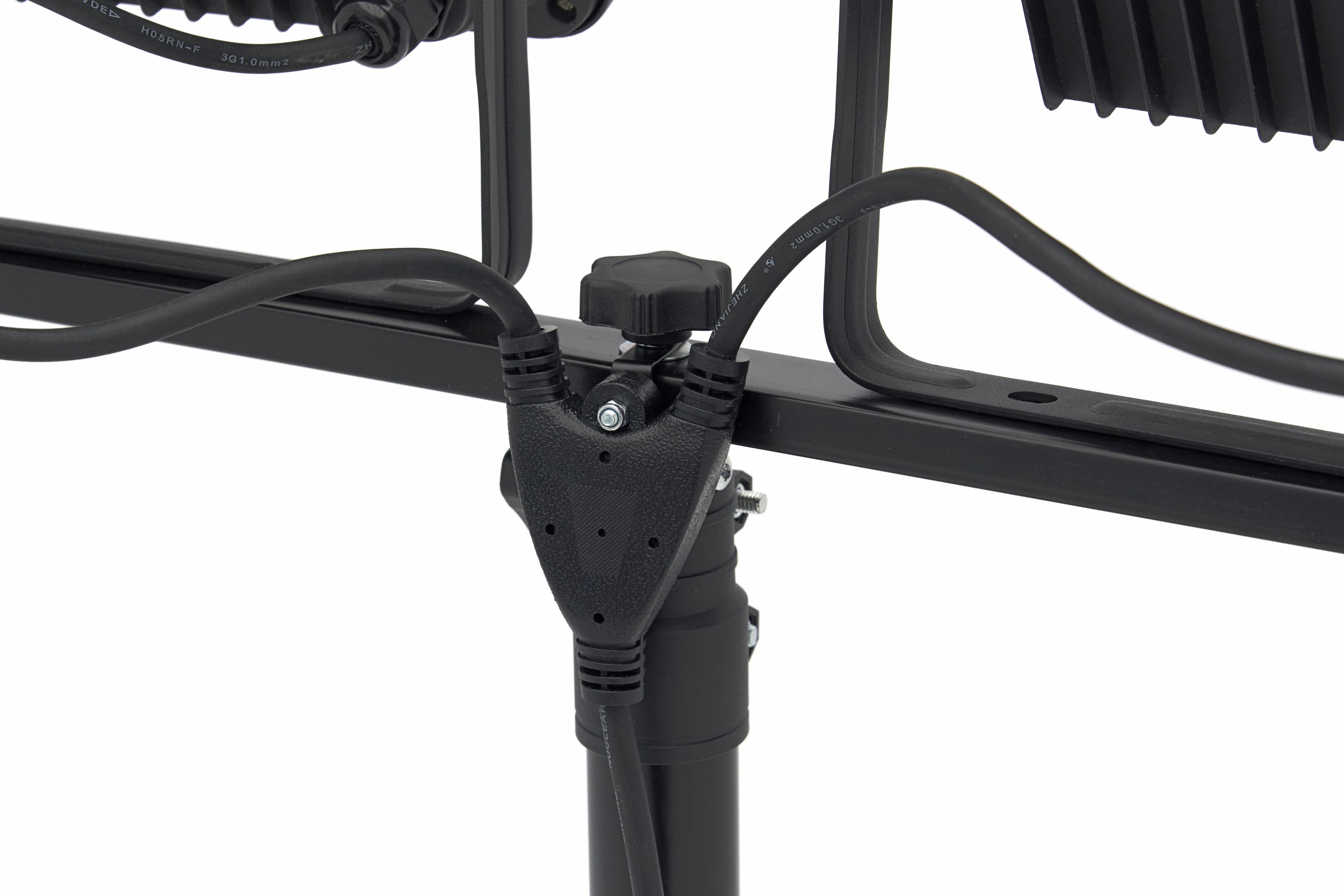 HBM dubbele LED bouwlamp met statief 5000K 20.500 lm | 200 W Image 9