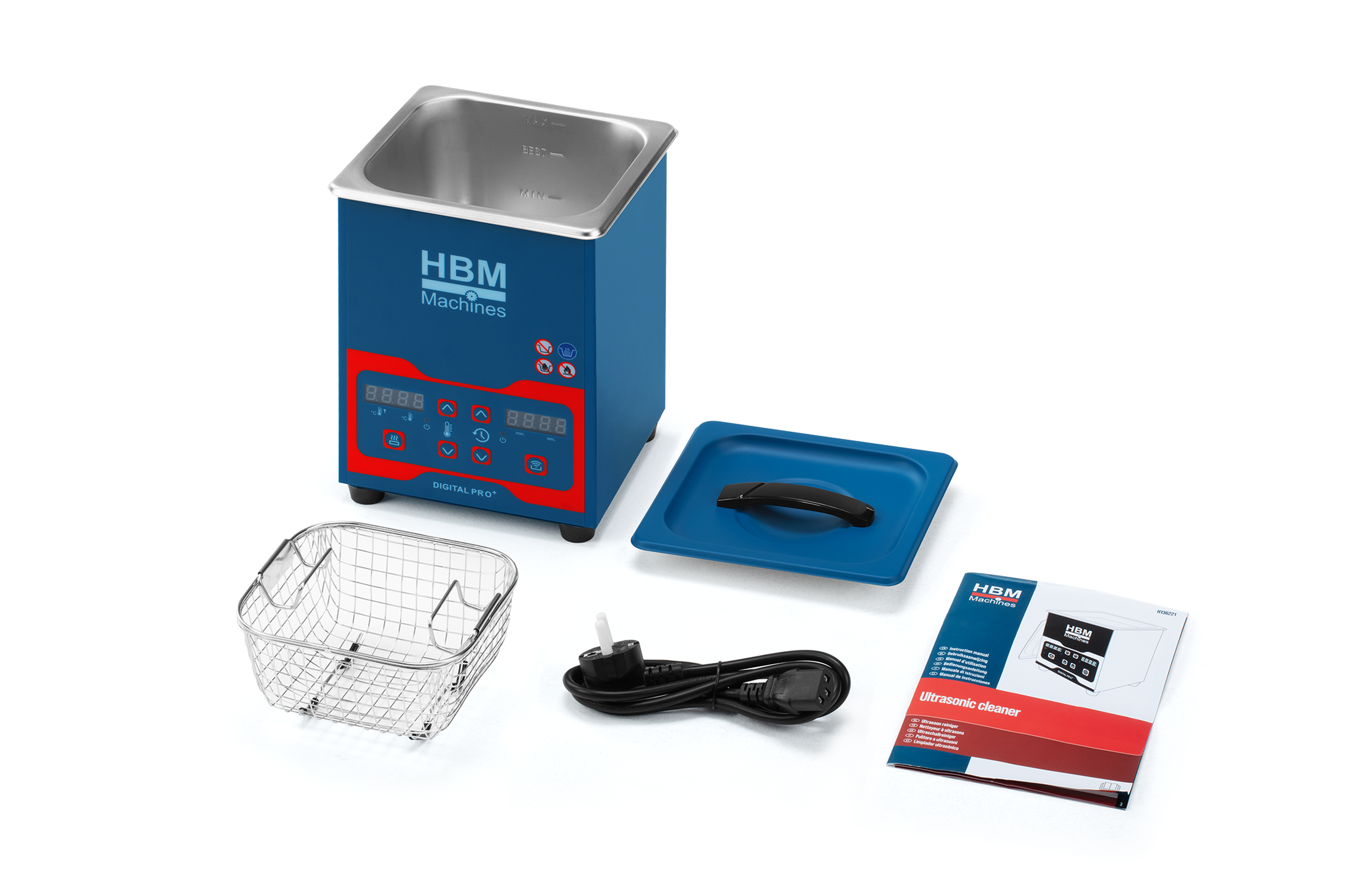 HBM pulitori ad ultrasuoni, blu 2,3 l Image 7