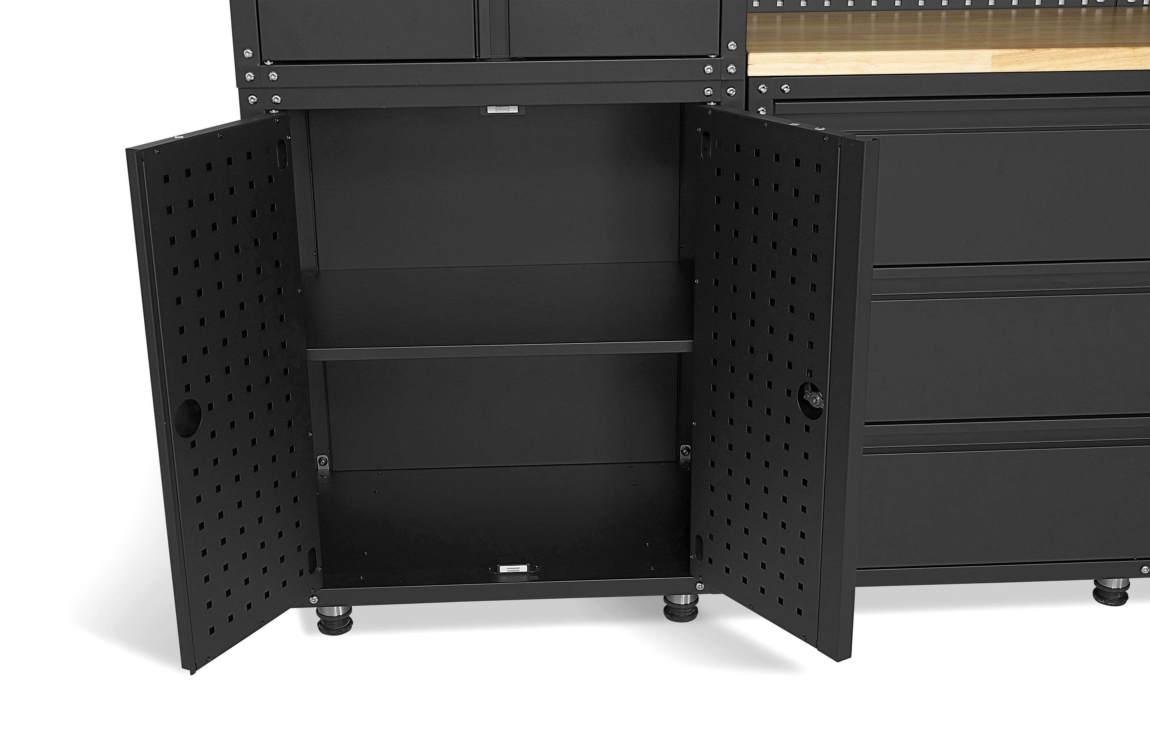 HBM Sistema di officina premium, 11 pezzi, nero opaco Image 11