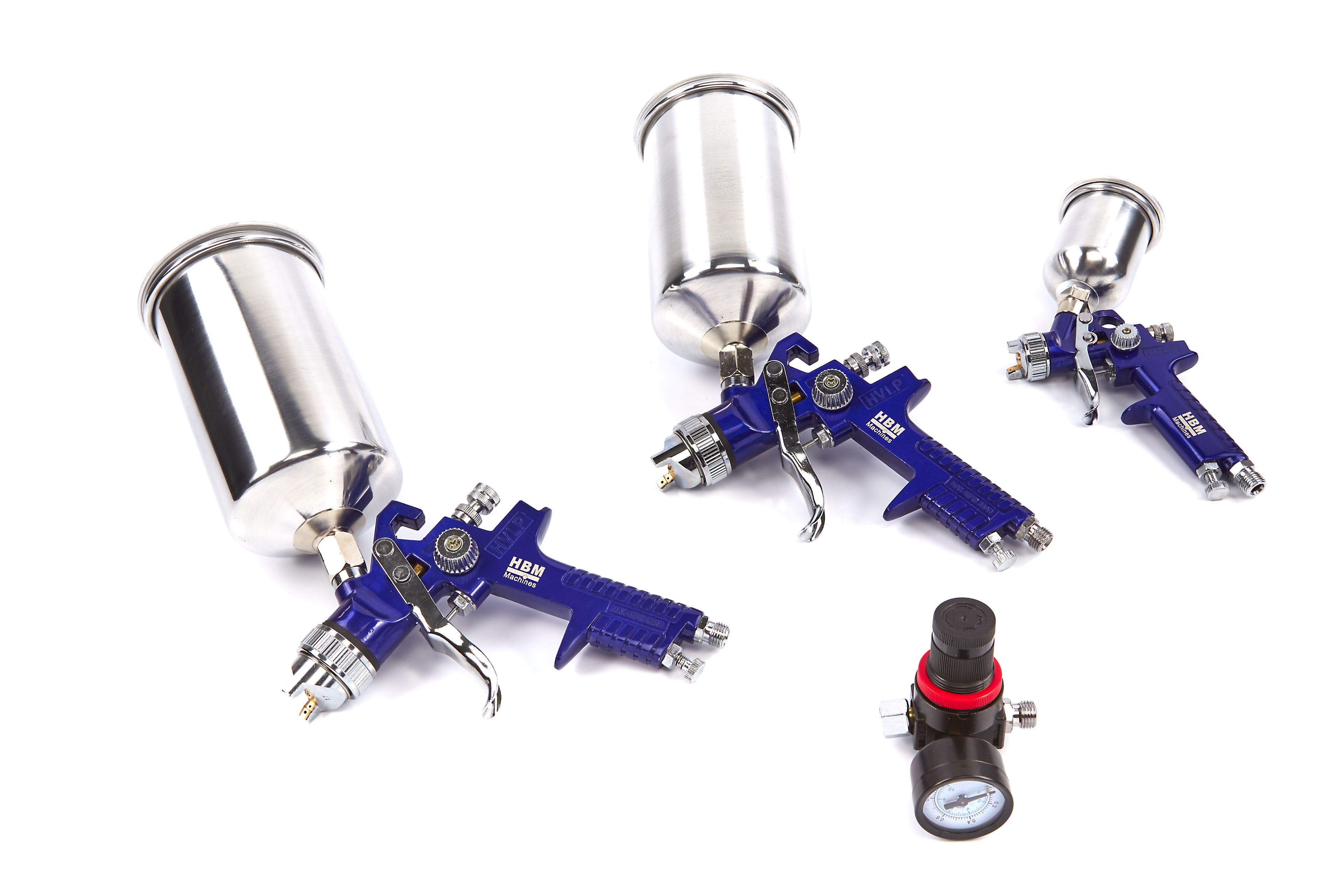 HBM Professionele 8 Delige Verfspuitenset Image 3