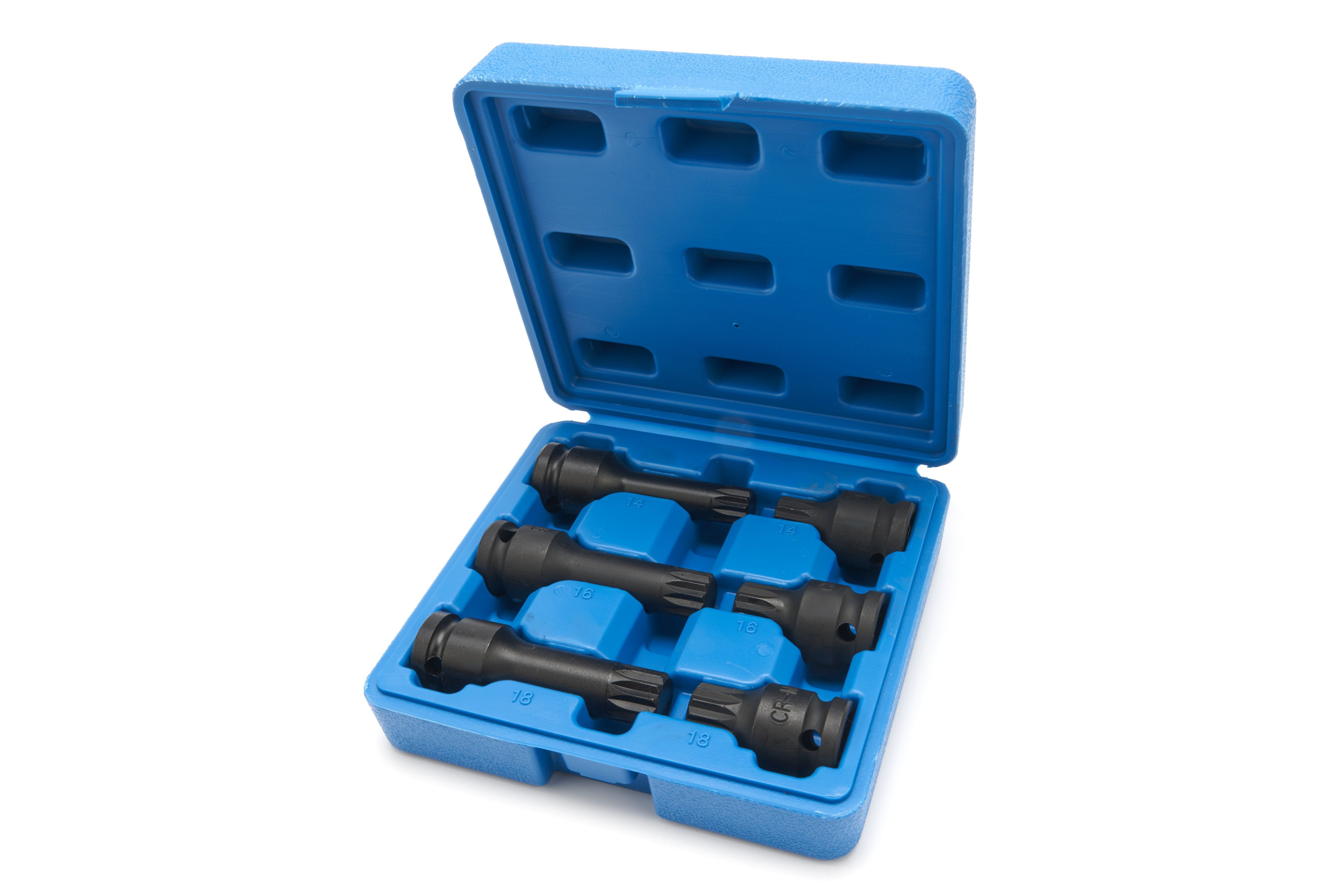 HBM kracht spline doppenset 6-delig