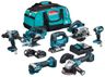 Makita DLX7019TX1 18V Combiset 2x5,0 Ah Accu met Snellader Image 1