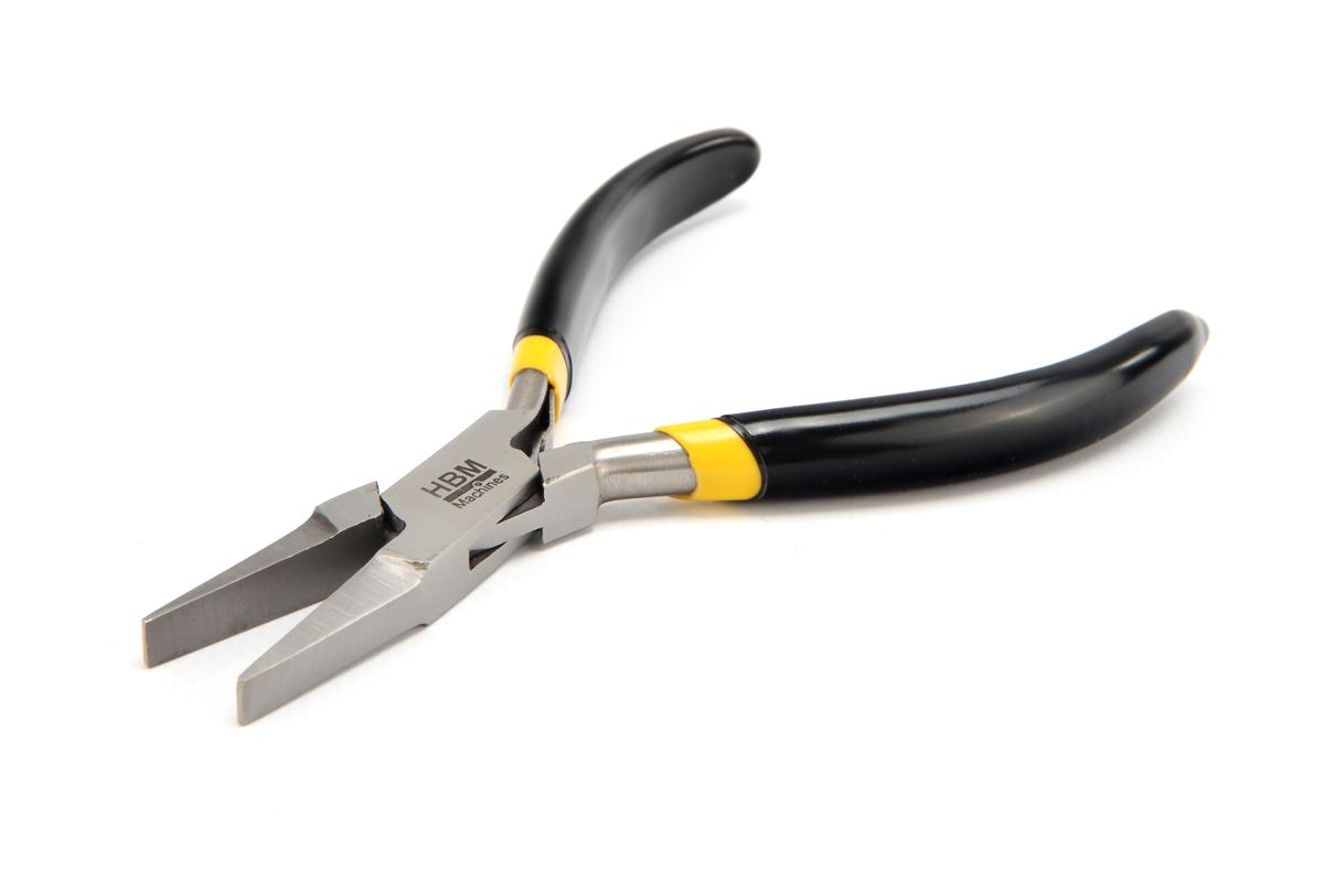 Alicate de Precisión de Acero Inoxidable HBM con Punta Plana