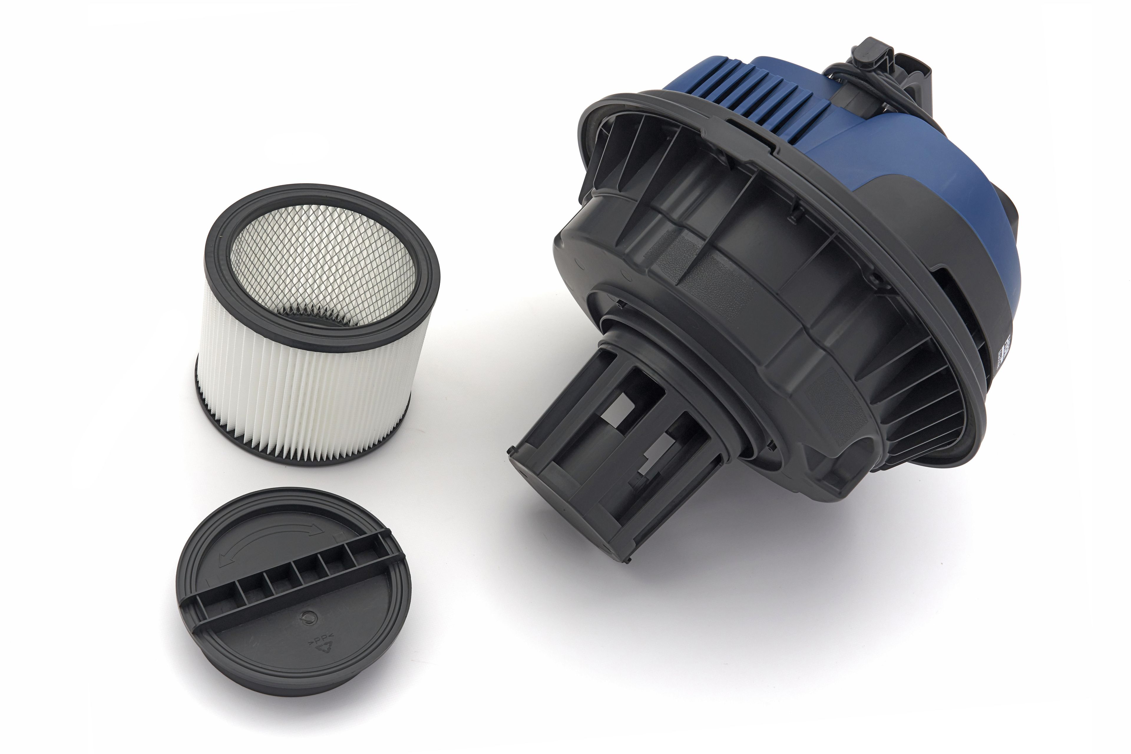 HBM bouwstofzuiger nat/droog 2x1200W 60L Image 12