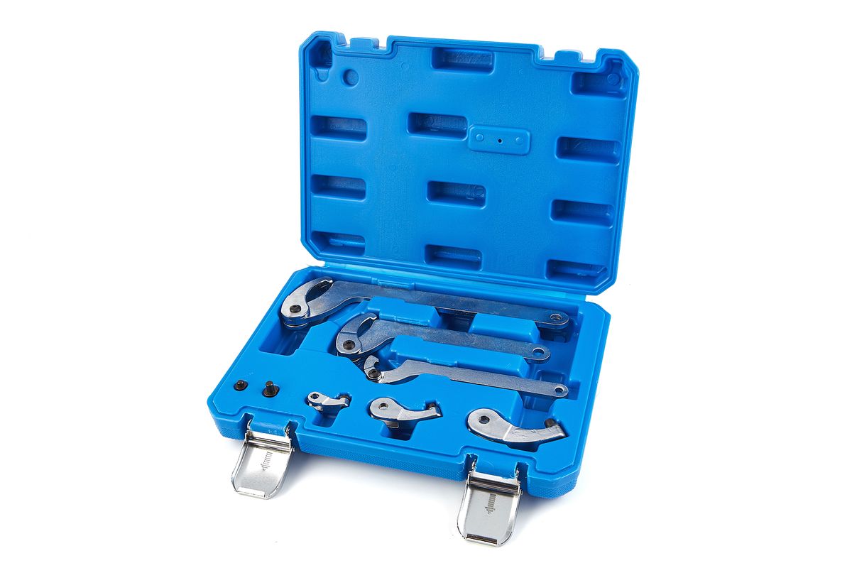 Set de llaves en ángulo profesional HBM de 8 piezas