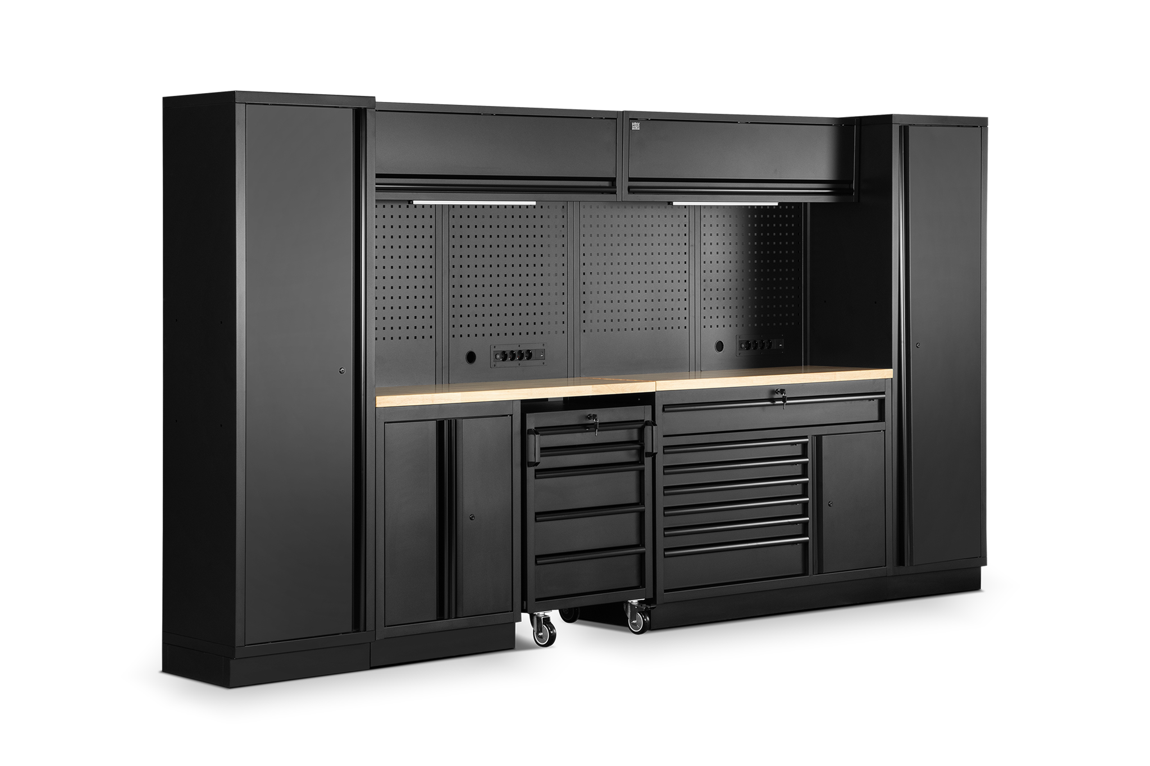 HBM modulair werkplaatssystem 13-delig, zwart Image 3