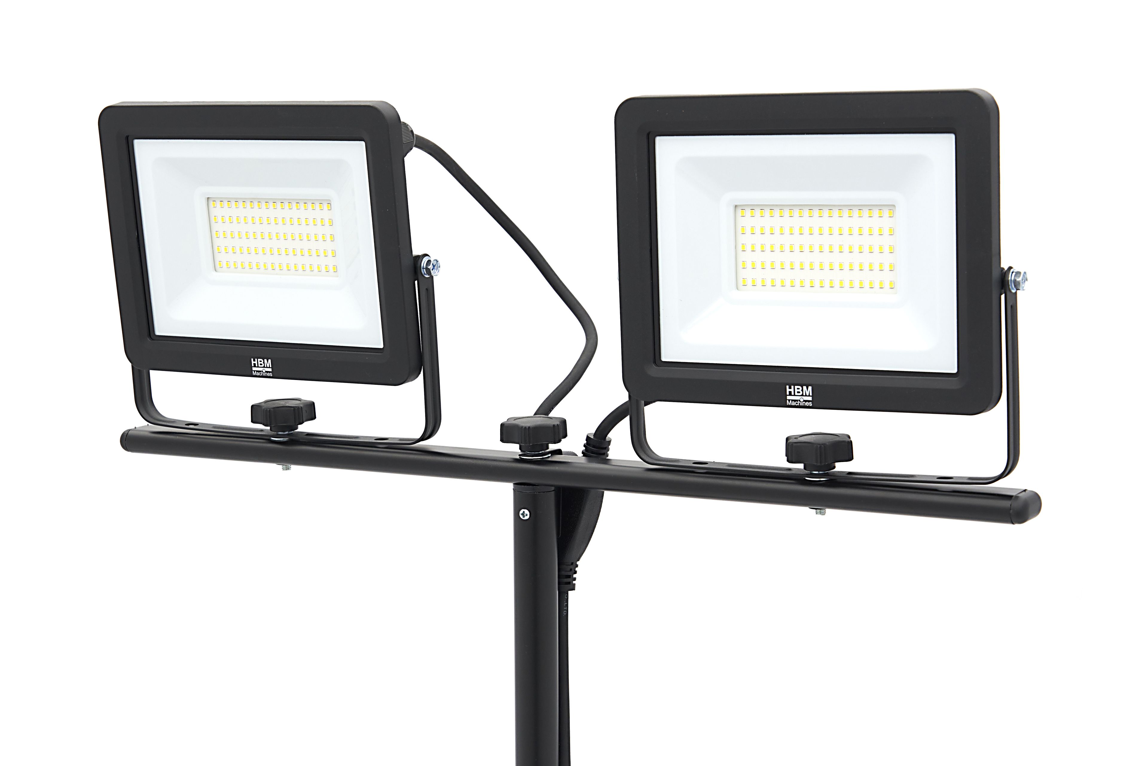 HBM dubbele LED bouwlamp met statief 5000K 4.700 lm | 50 W Image 3