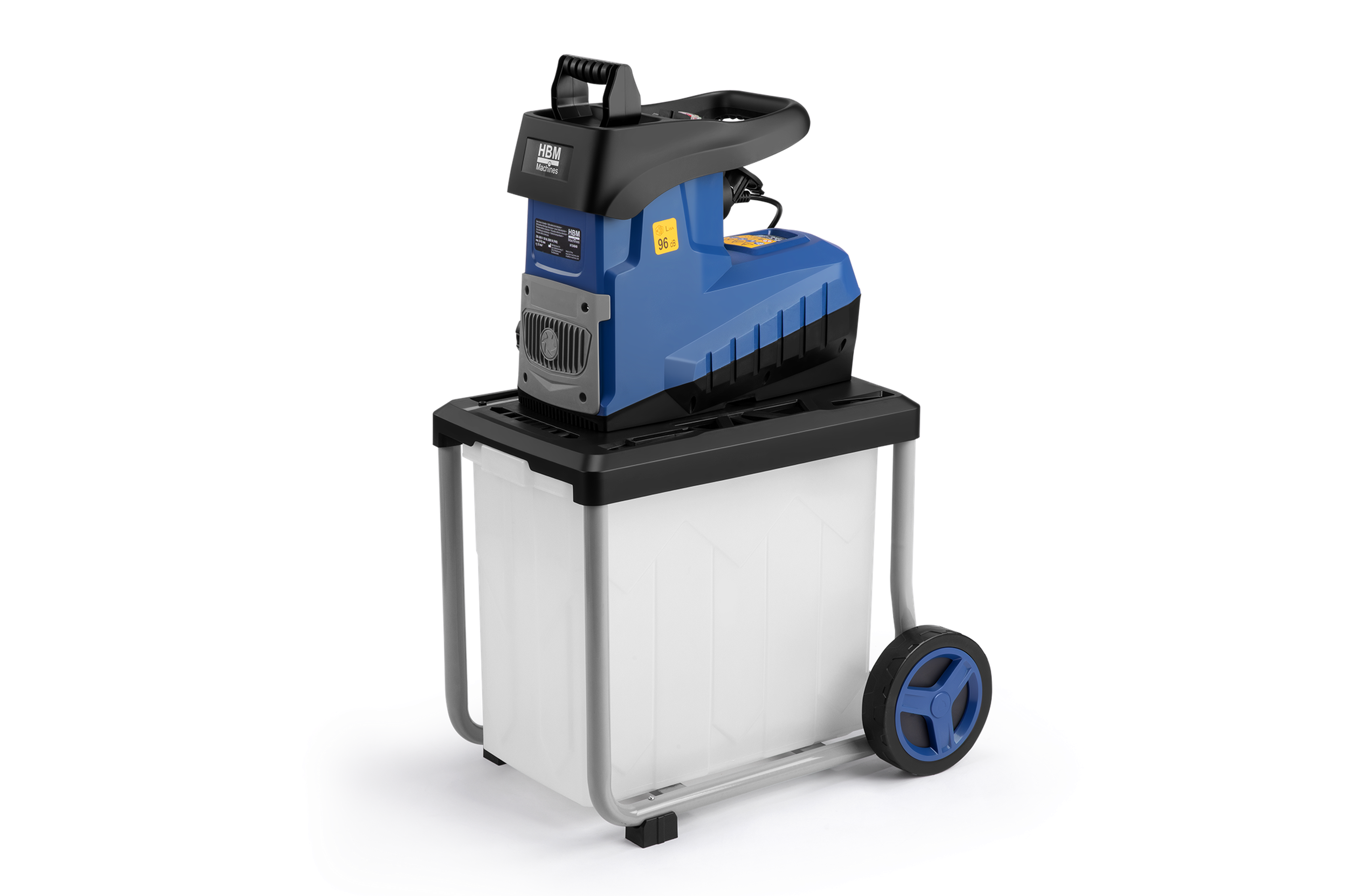 HBM stille elektrische hakselaar voor 45 mm takken 2800 Watt