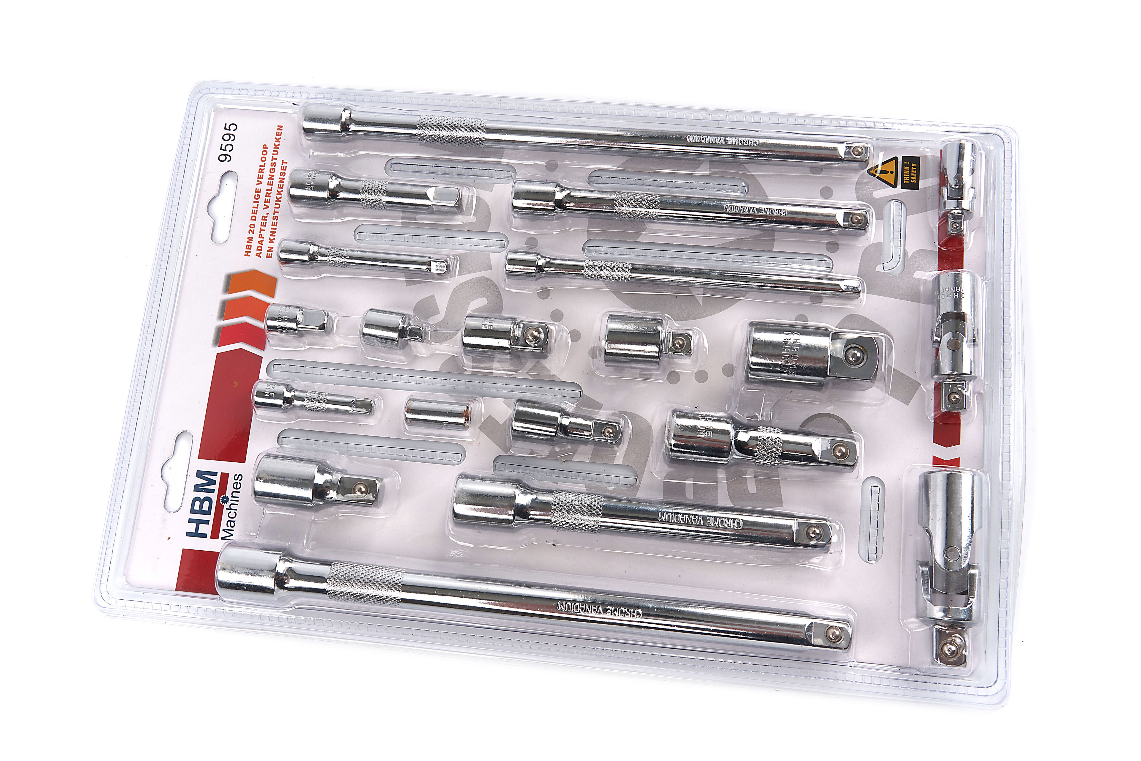 HBM Ensemble complet d'adaptateurs, d'extensions et de genouillères Image 2