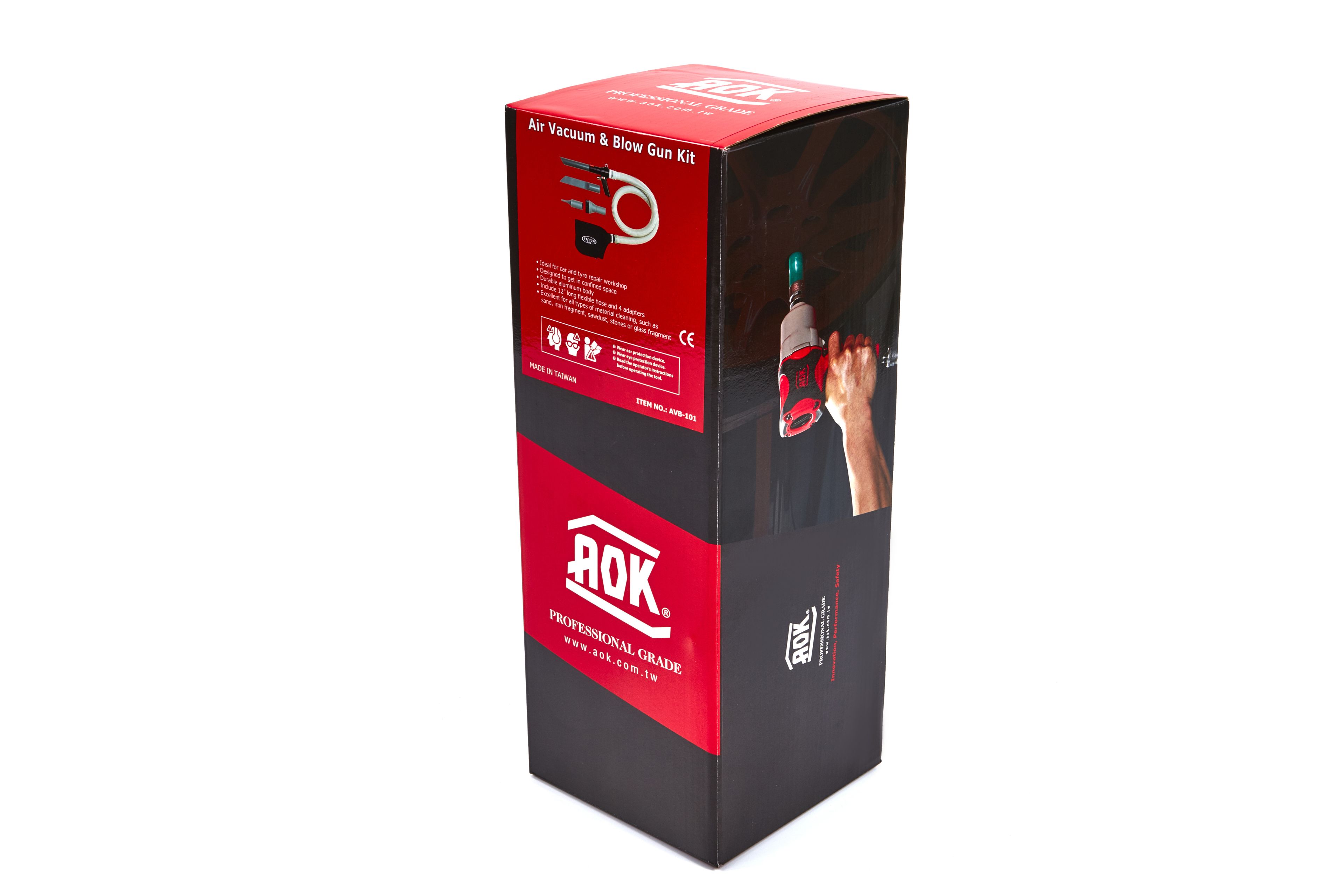 Pistola de aire comprimido y aspiradora AOK Image 5