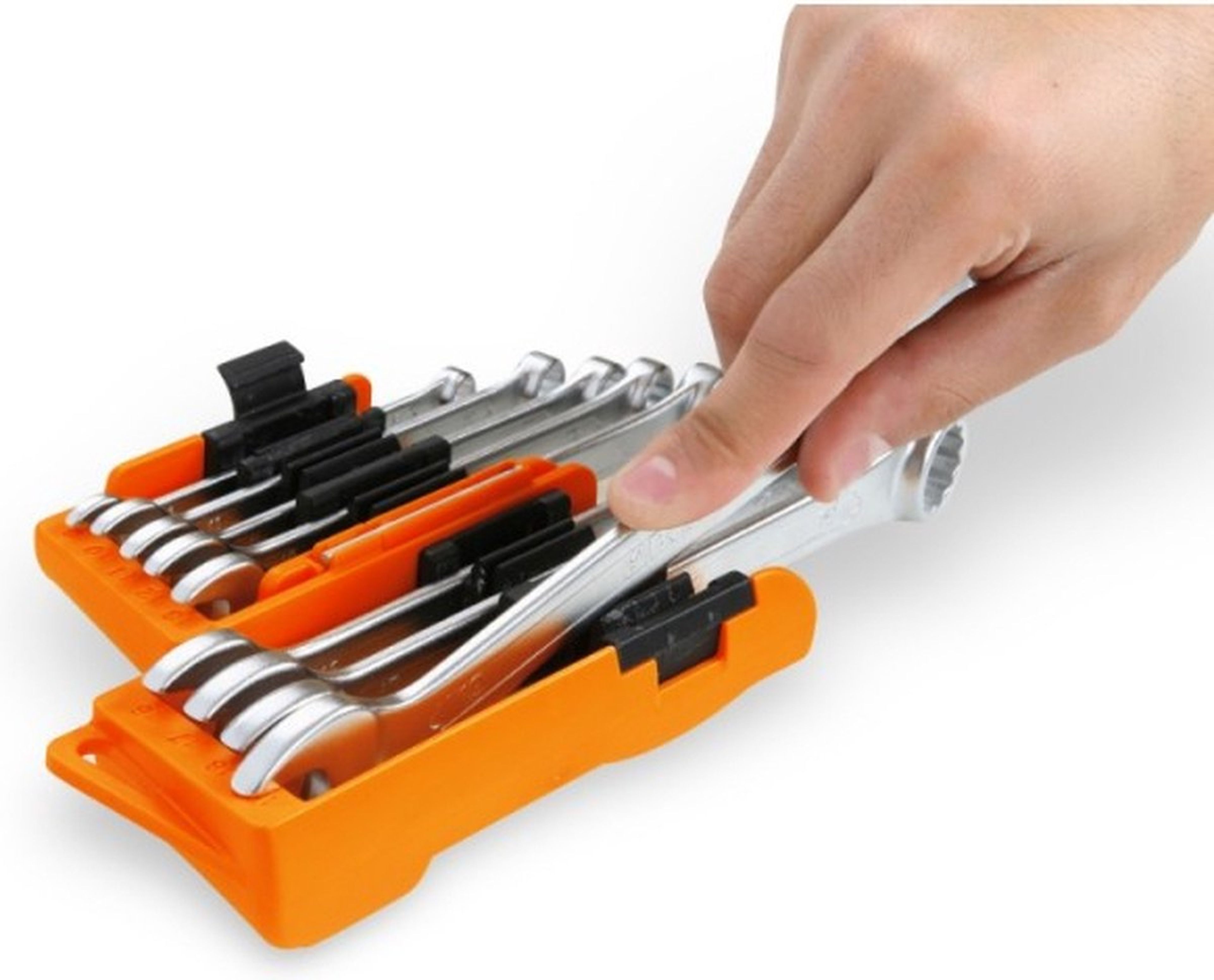 Beta Jeu de clés mixtes Ring avec support, 9 pièces Image 3