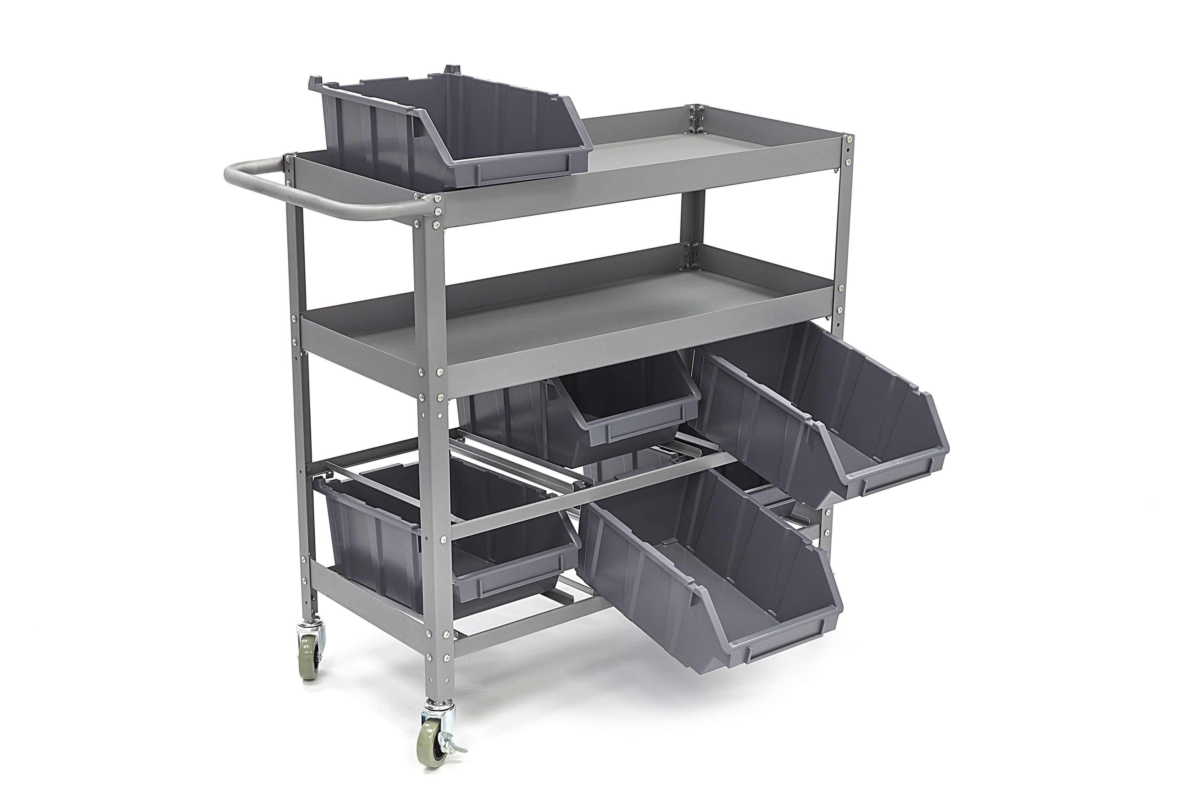 HBM Universele Gereedschapswagen Met 6 Opbergbakken Image 4