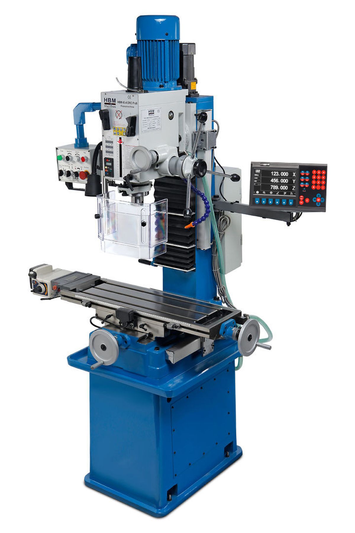 HBM fresadora BF 45 DRO de HBM 400 voltios