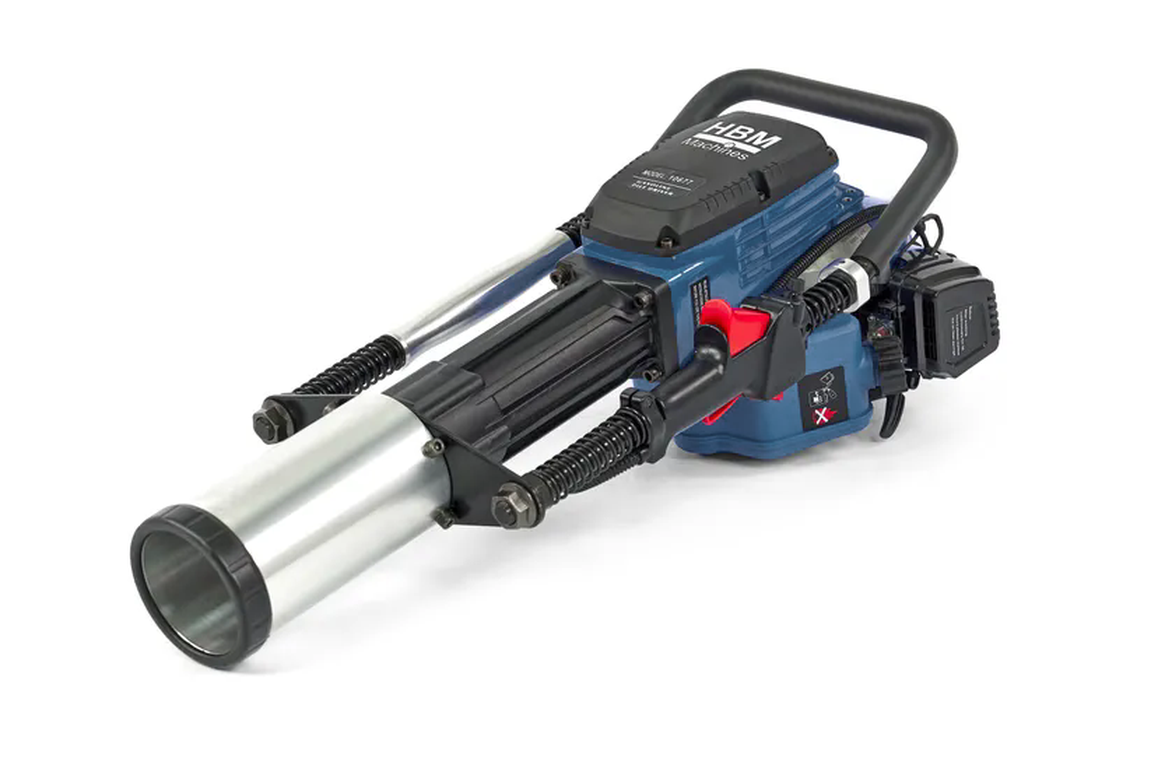 HBM Machine de battage/pilonnage HBM professionnelle 2 temps 52 cm³ à essence Image 4