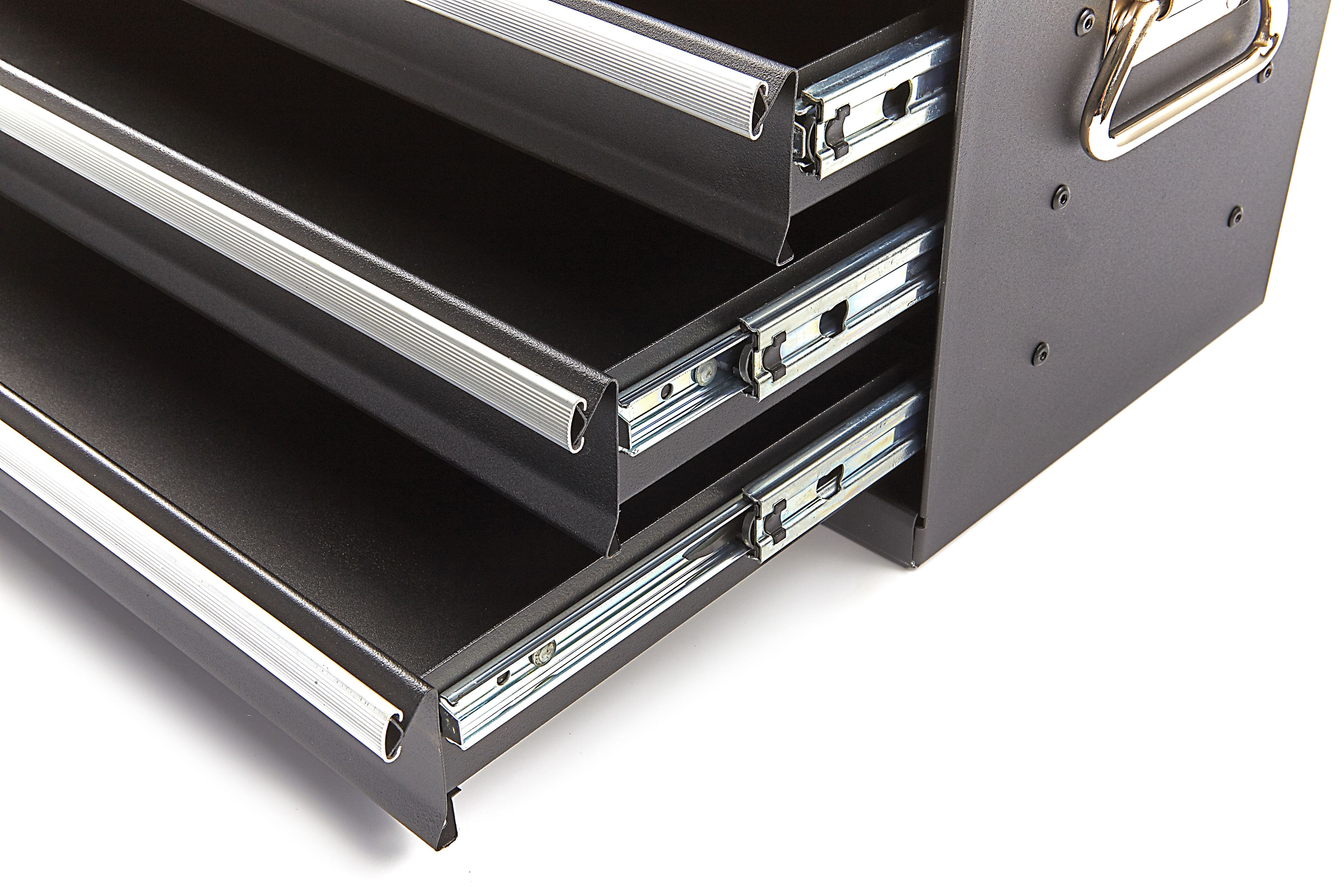 HBM Profi Cassetta degli attrezzi con 3 cassetti - NERA Image 3