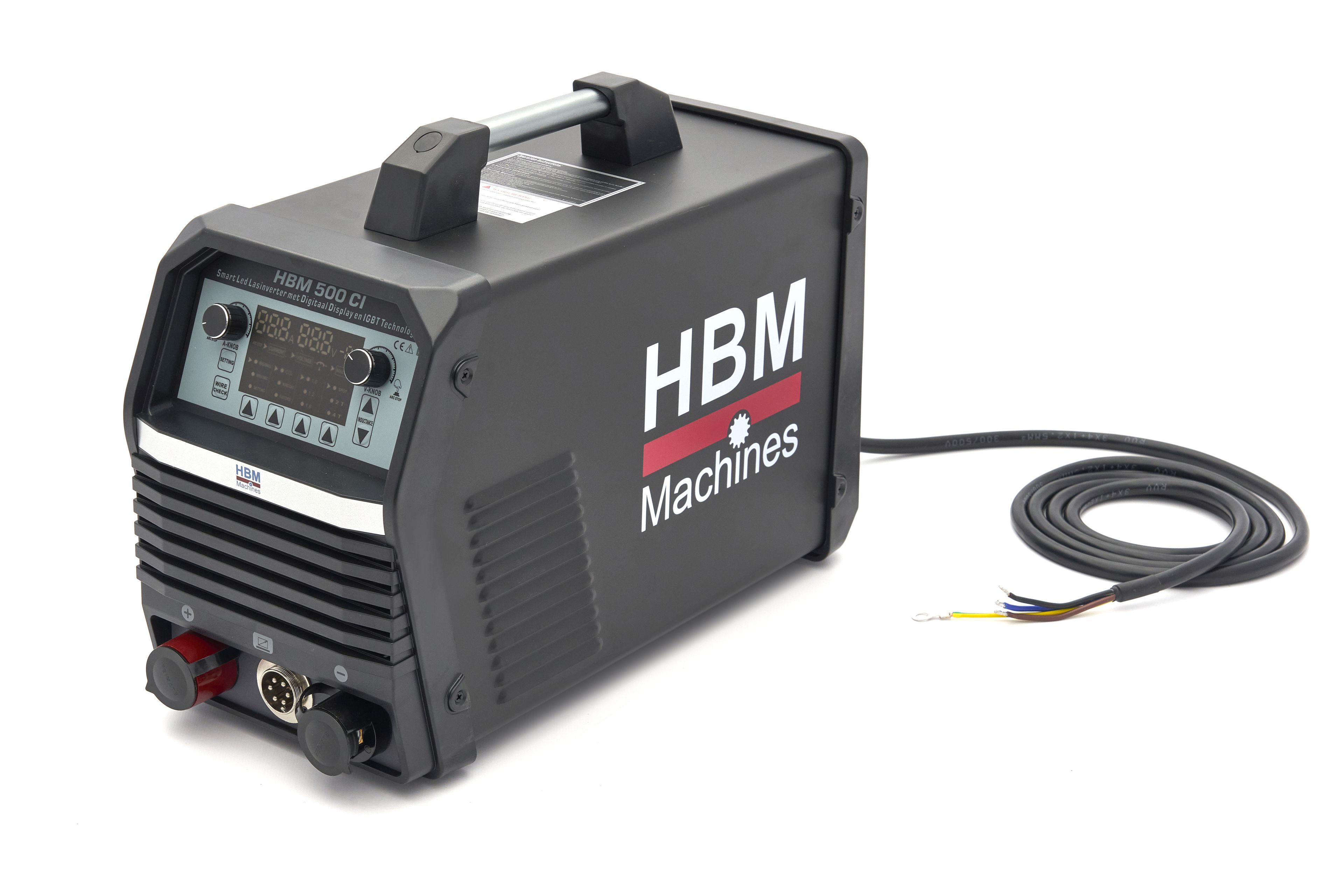 HBM 500 CI Smart Led Inverter per Saldatura con Display Digitale e Tecnologia IGBT 400 volt – Nero Image 10