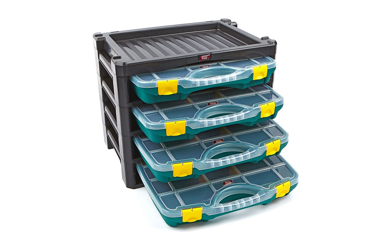 Tayg Sortimentskasten / Multibox 3 Grün