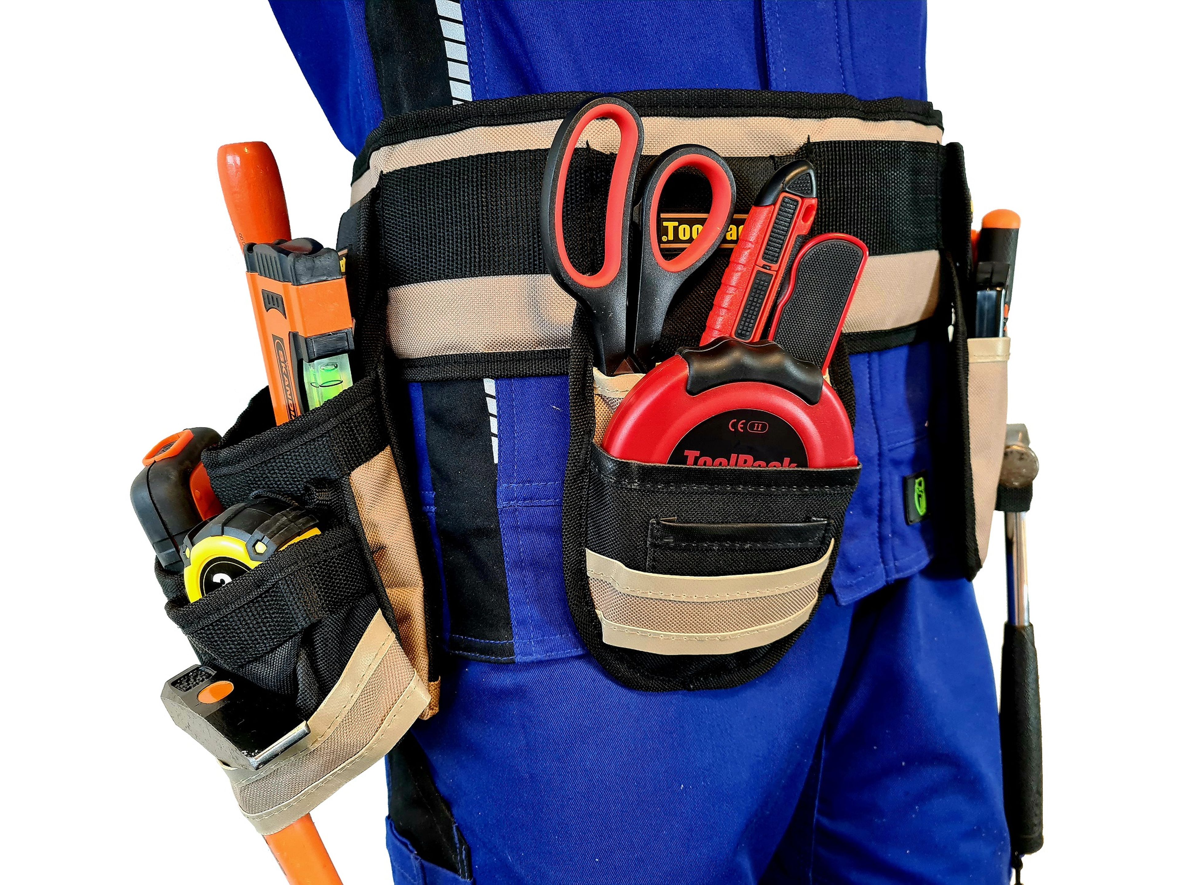 TP ; ceinture porte-outils pratique, 3 supports détachables, sangle de transport réglable Image 3