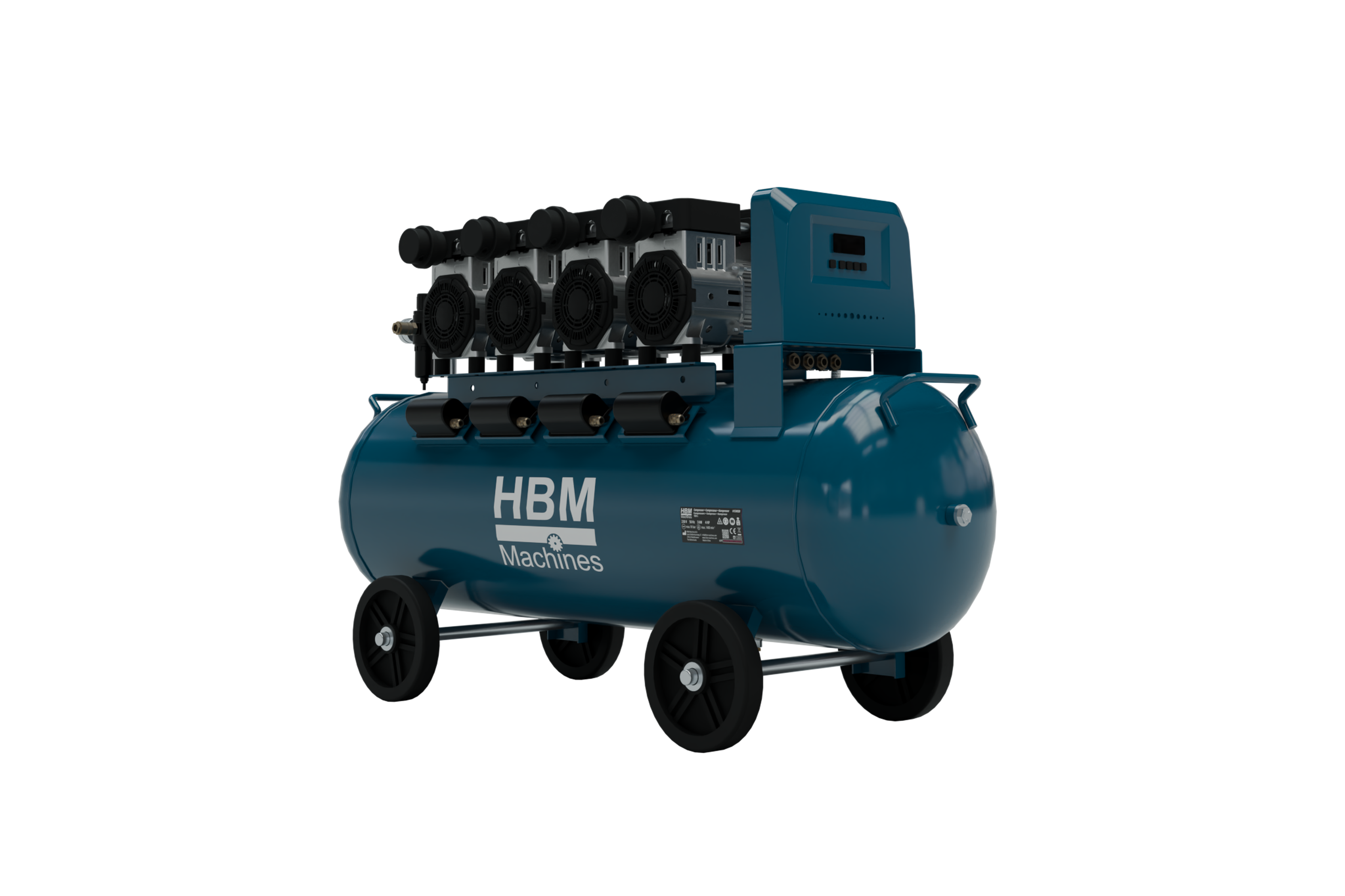 HBM low noise compressor, 4PK, 120 liter Image 4