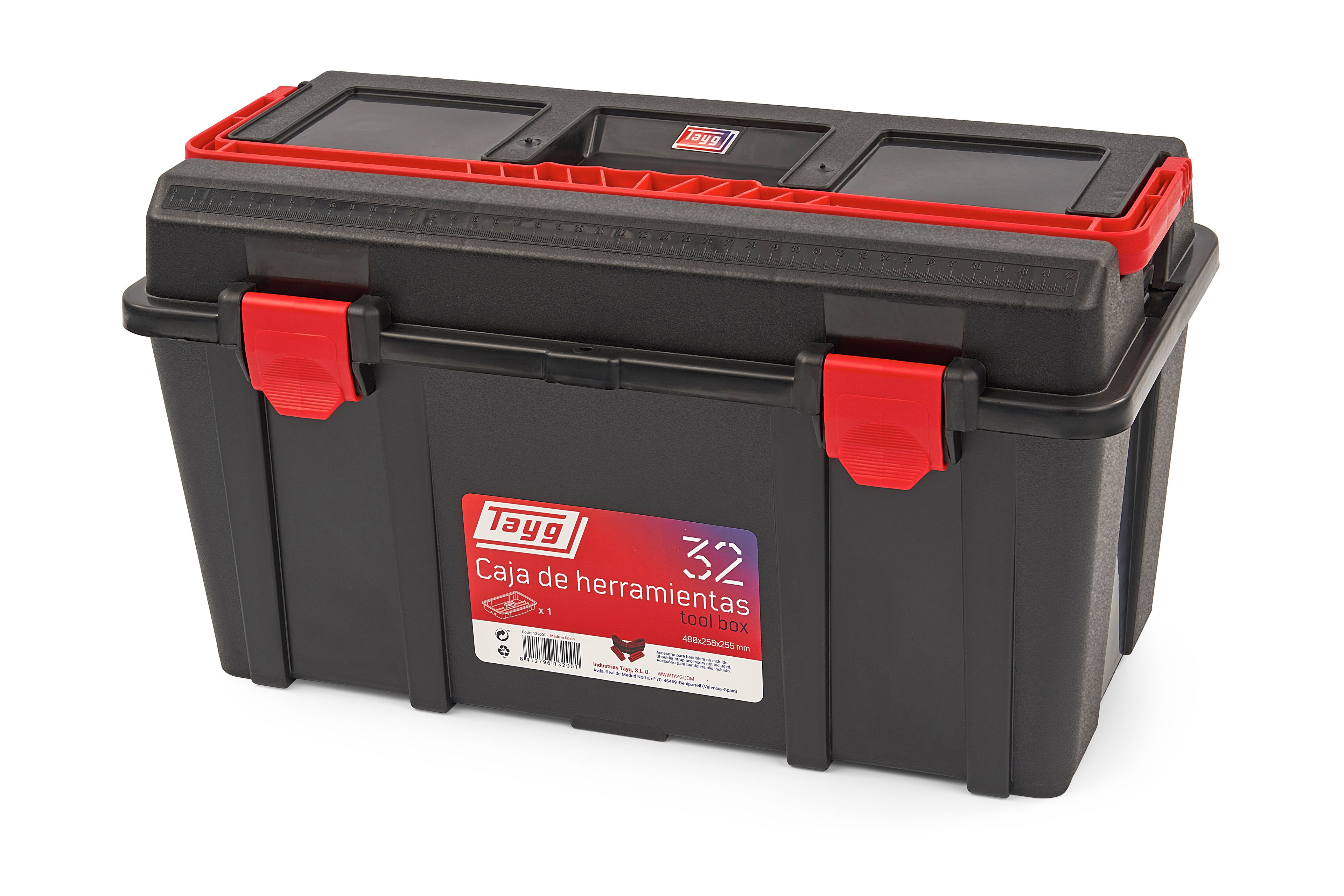Caja de herramientas Tayg TG32 480 x 258 x 255 mm. Con bandeja interior Image 4