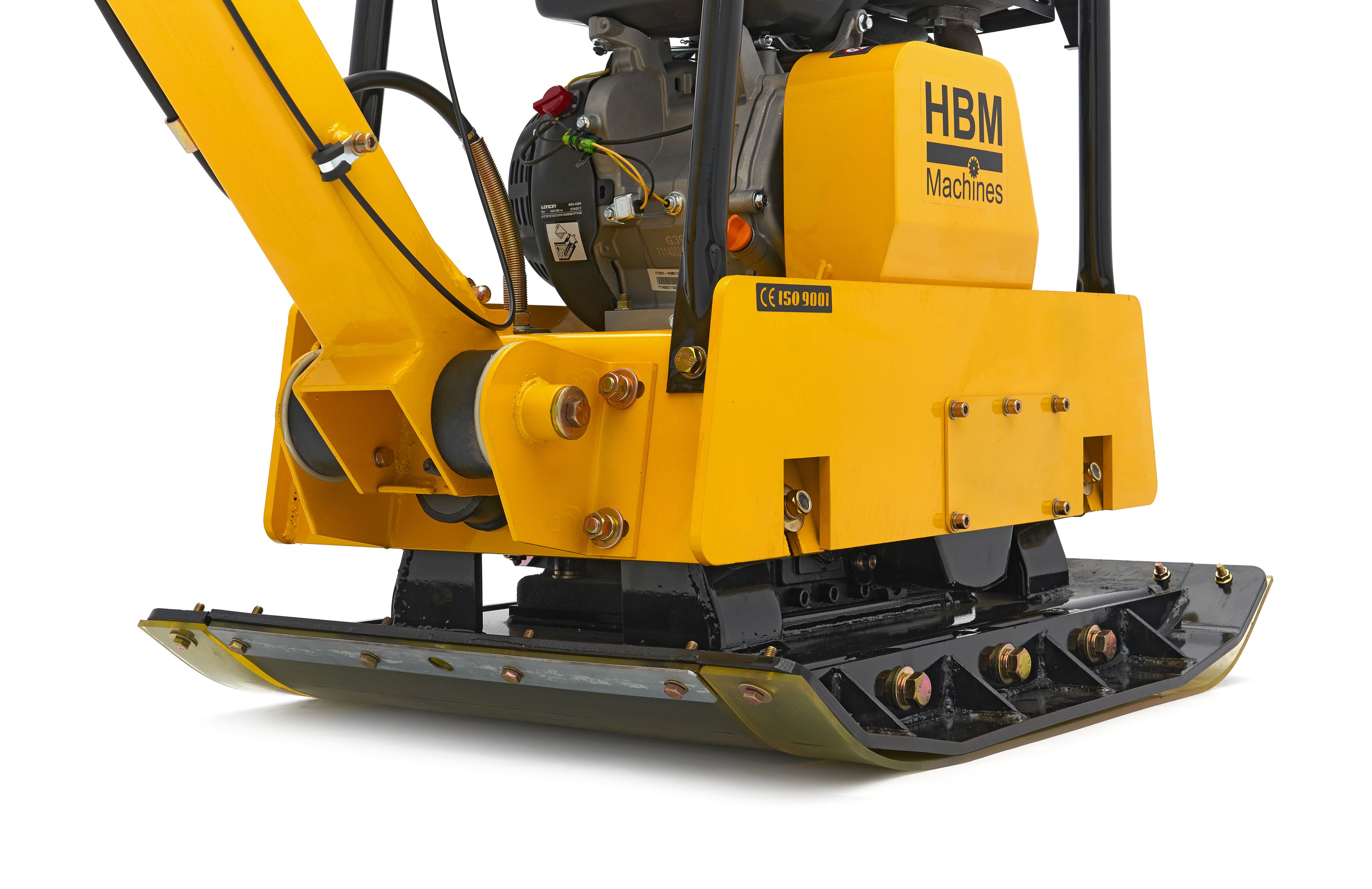 HBM Professional 13 HP - 38KN Plaque vibrante réversible 820 x 650 mm, y compris les roues et la plaque de protection de pavage Image 15