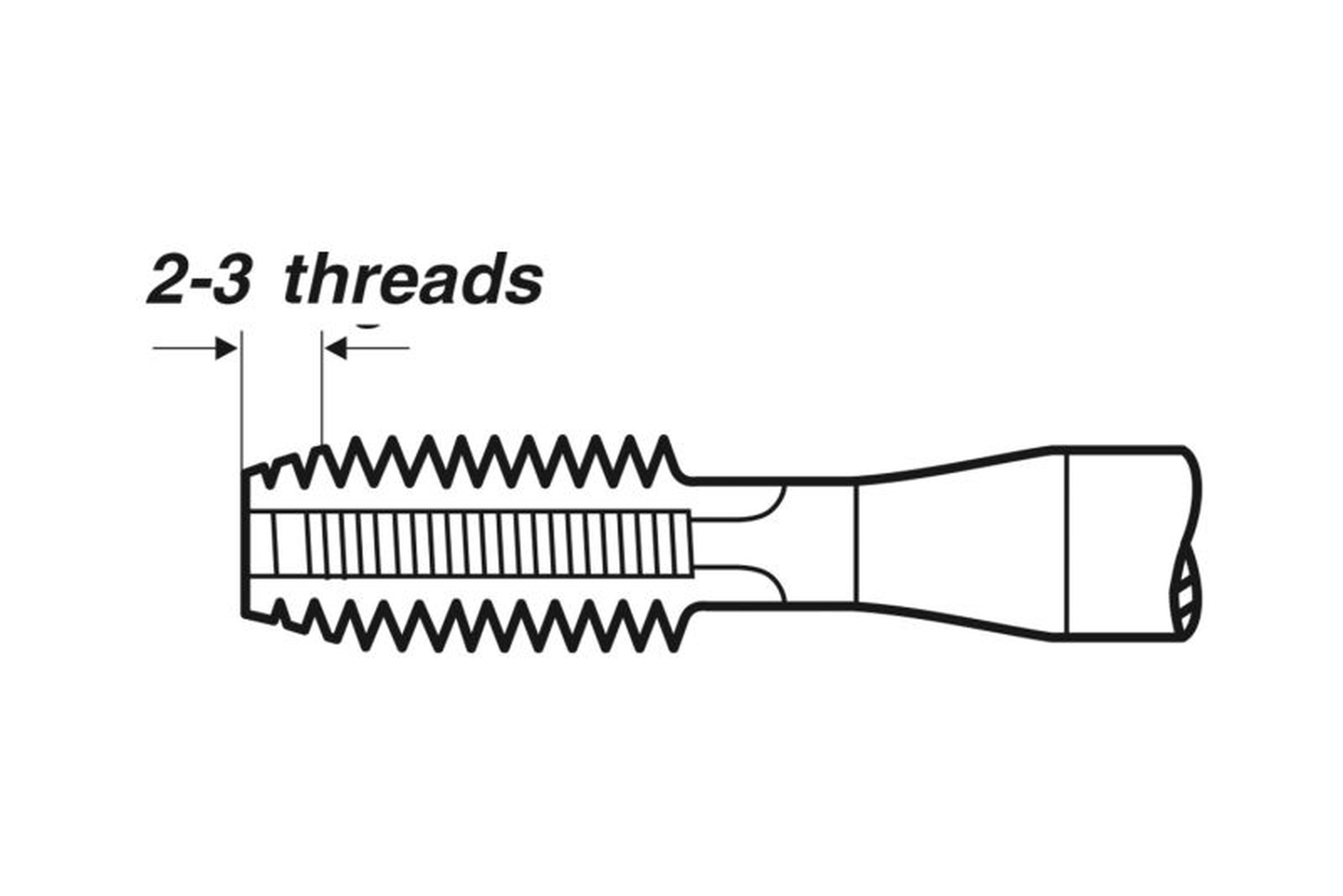 Taraud pour machines Volkel 3/4 inch | BSP (G) Image 3