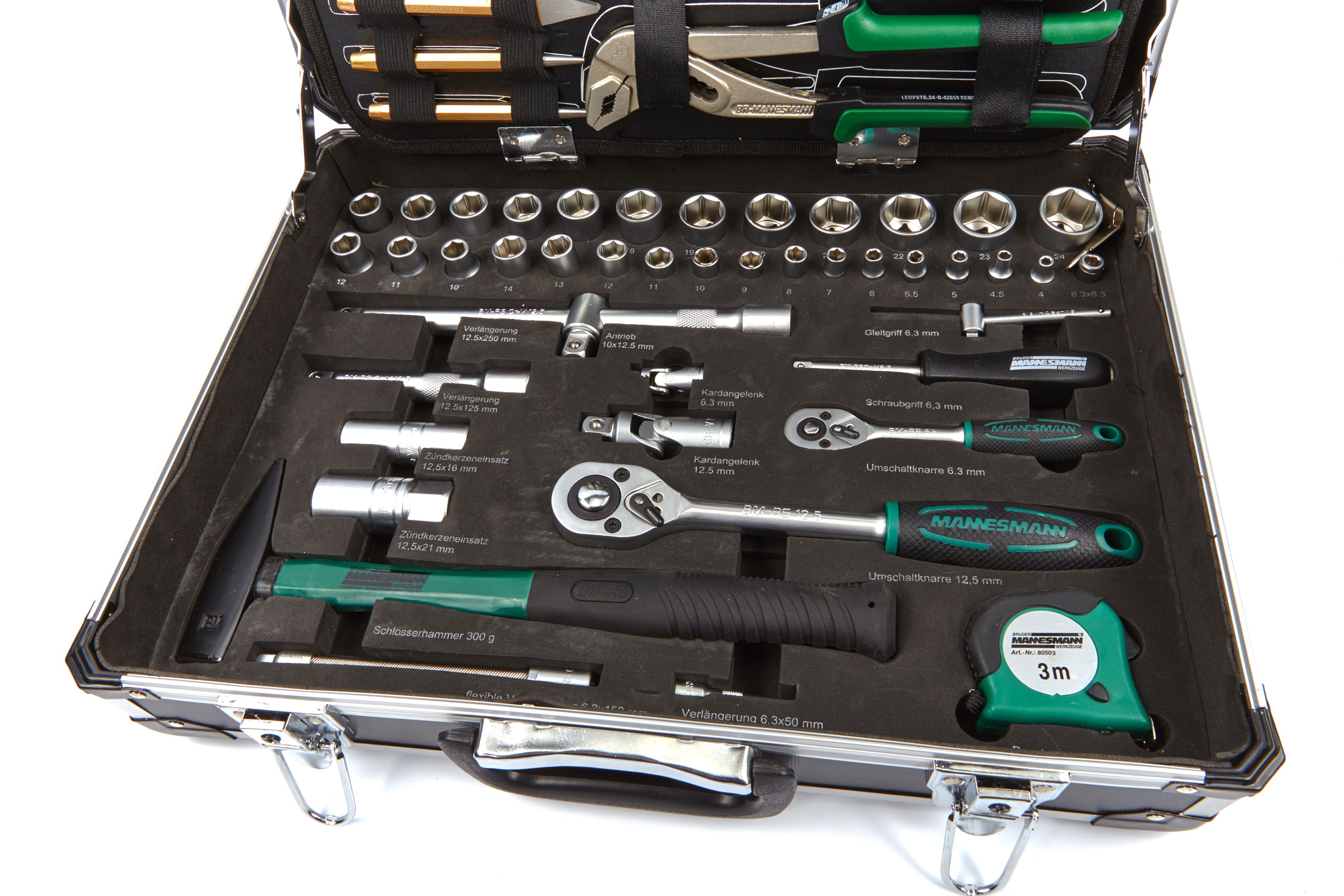 Mannesmann Caja de herramientas de 160 piezas - 29078 Image 2