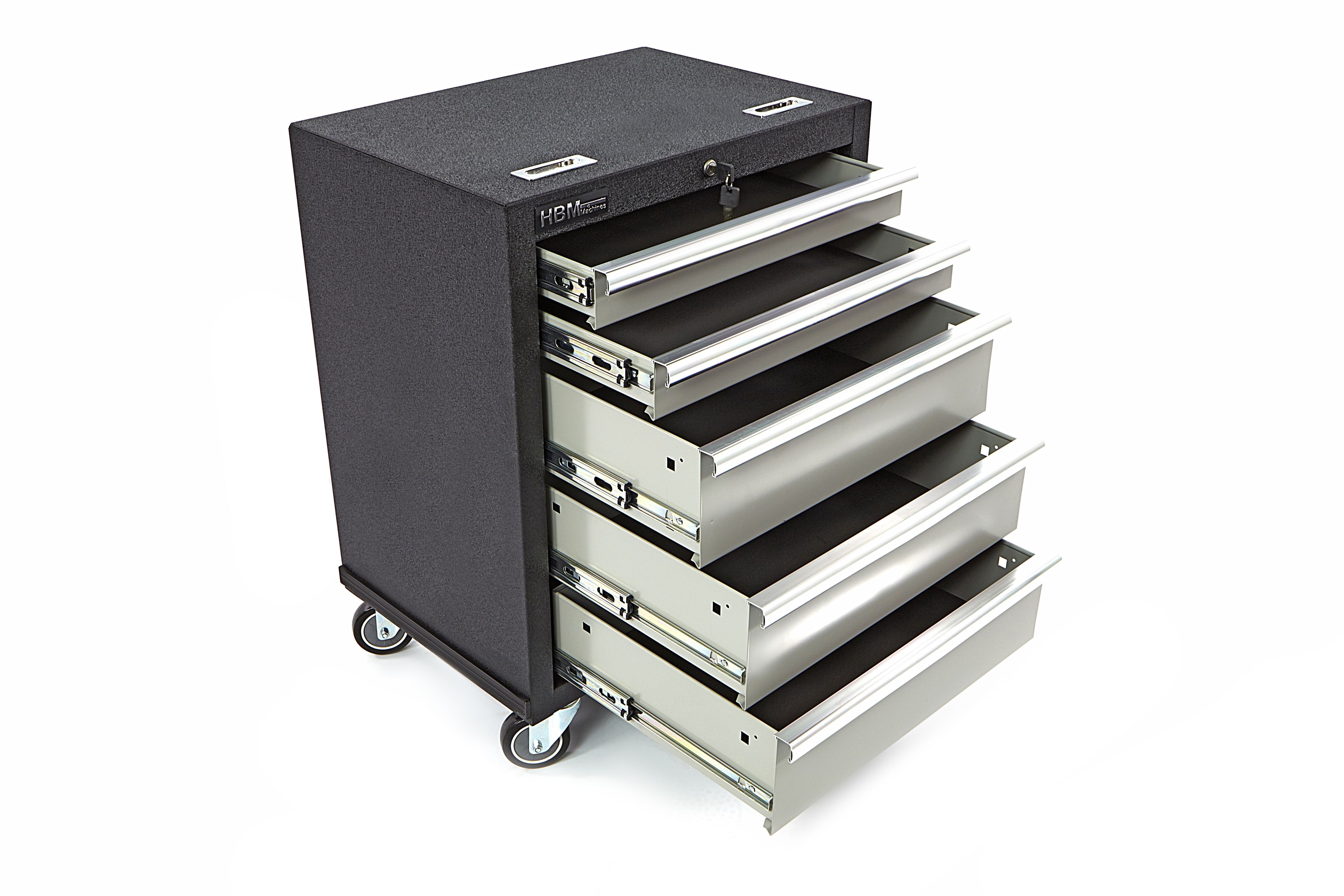 HBM 5-Schubladen-Profi-Werkzeugwagen für Werkstattausrüstung Image 4