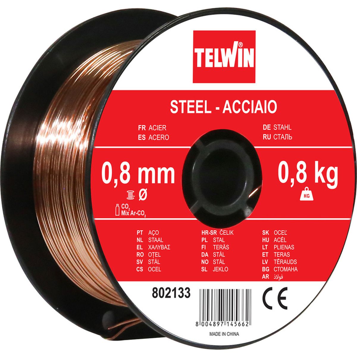 Telwin CO₂-Schweißdraht 0,8 mm 0,8 kg