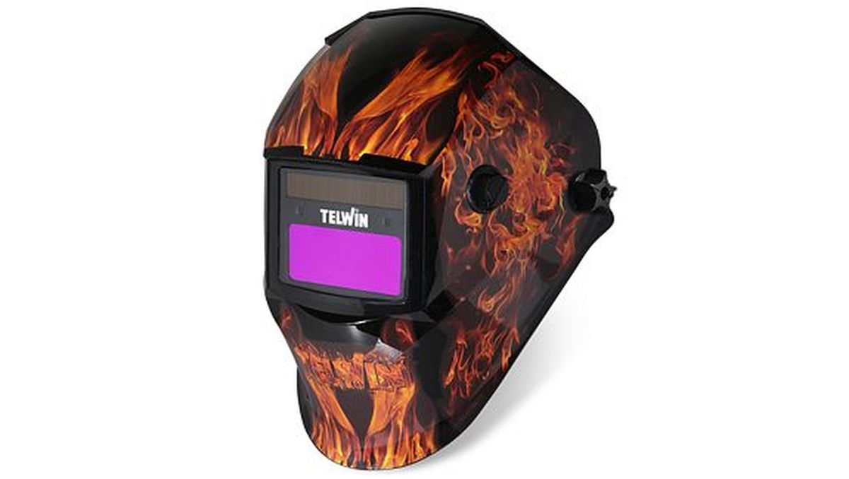 Telwin Schweißerhelm Modell Stream Flame MMA/MIG/MAG/WIG