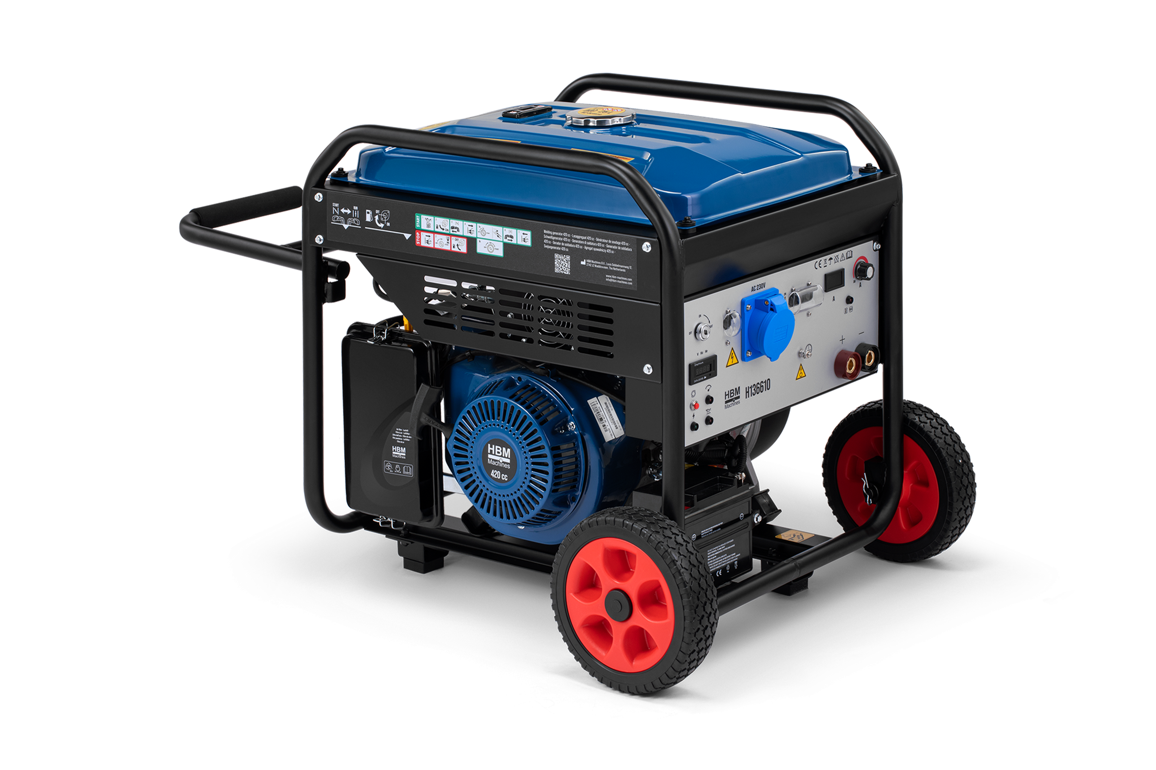 HBM lasaggregaat, 6000 W, 230 V, benzine