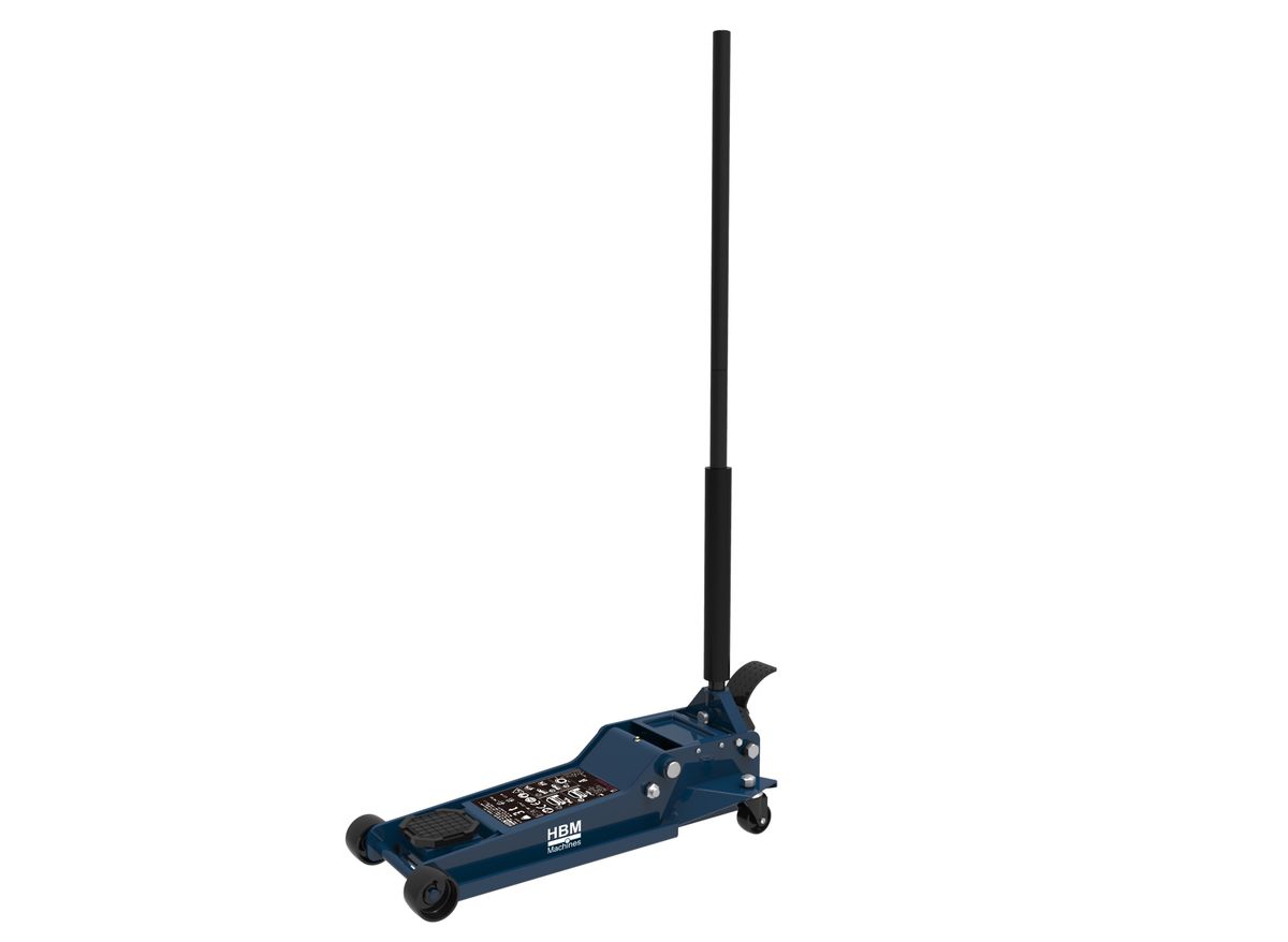 HBM hydraulische garagekrik 3 ton verrijdbaar