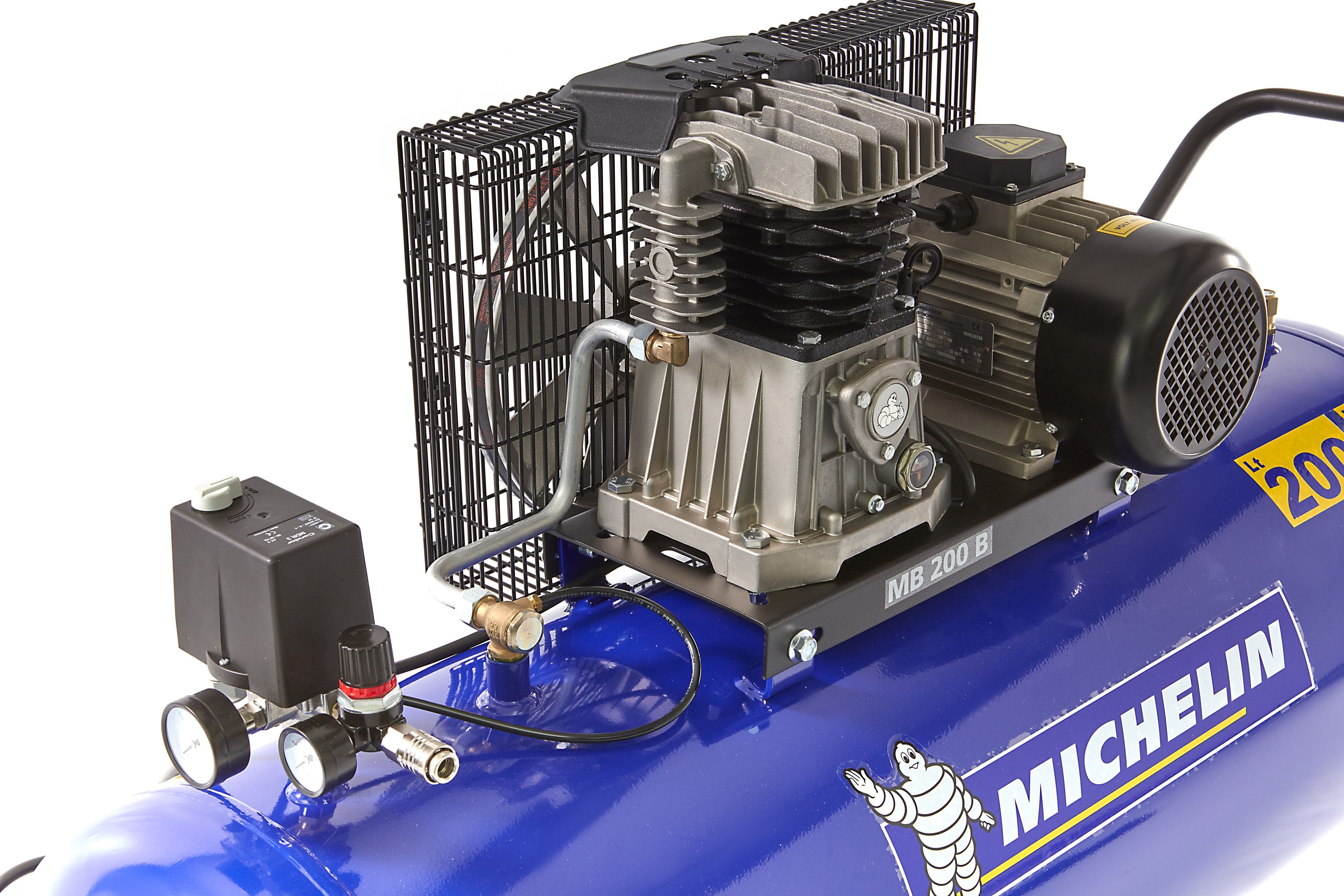 Michelin 200 Liter Compressor 3PK - 230 VOLT NW Image 5