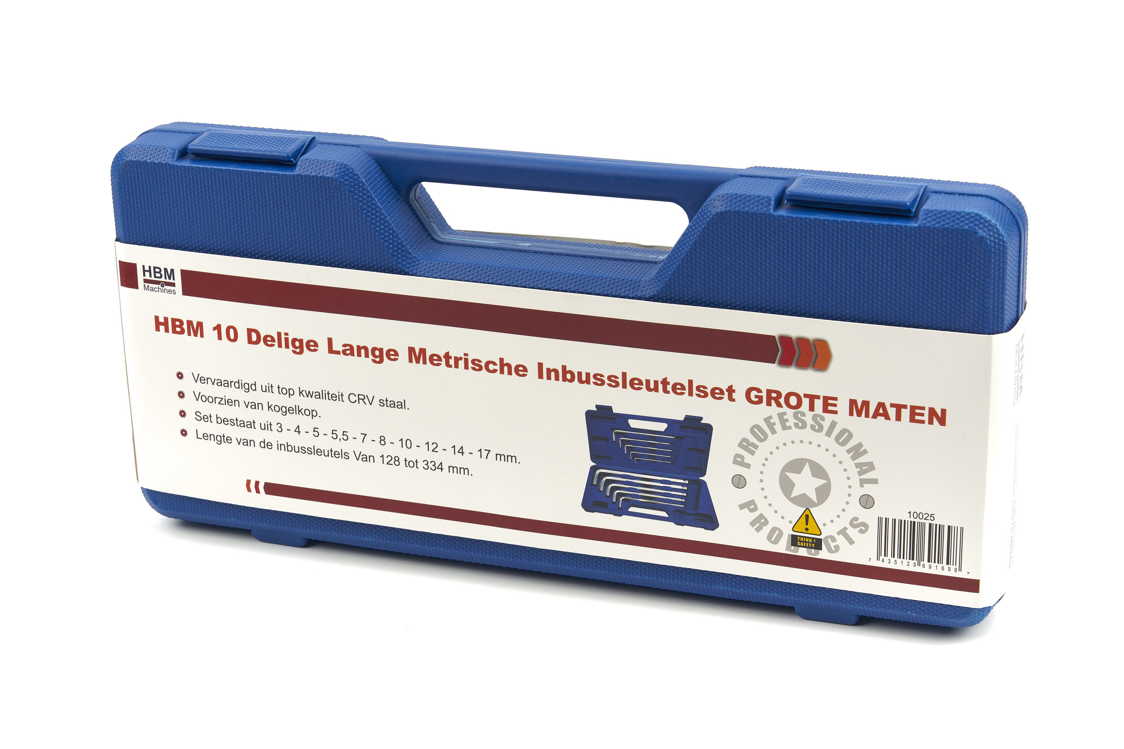 HBM 10-teiliger langer metrischer Winkelschraubendreher-Satz BIG Sizes Image 6