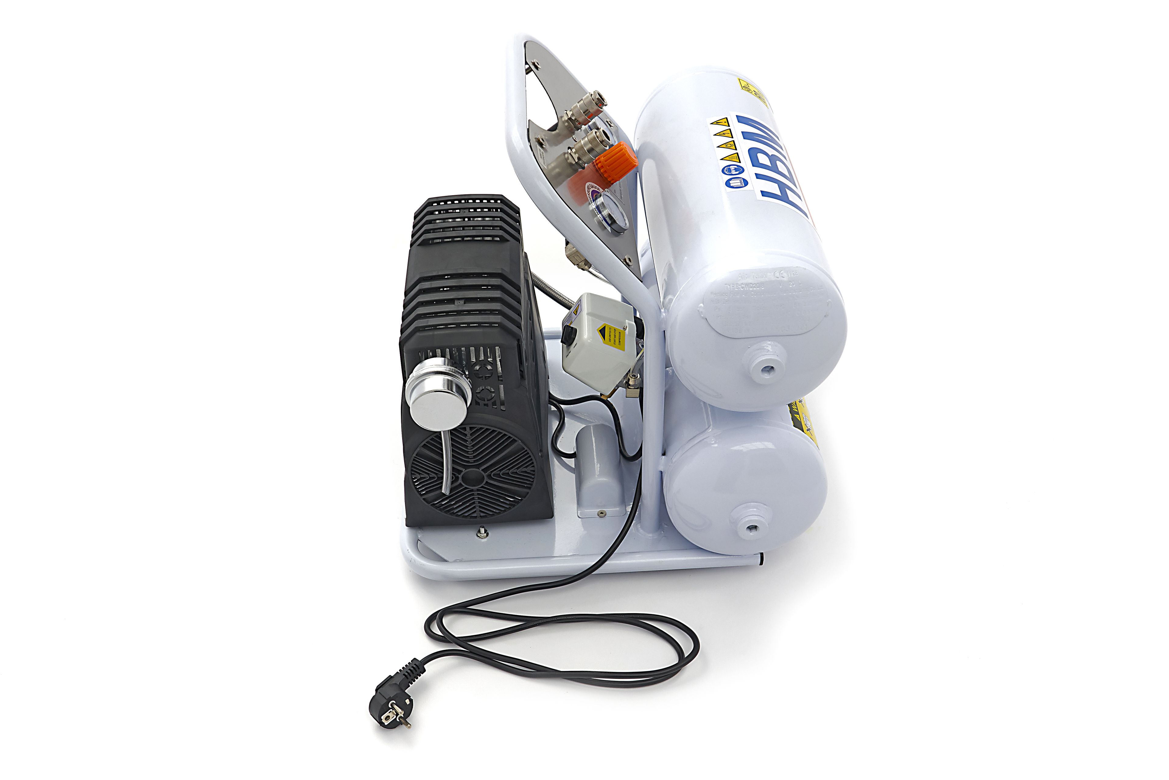 Compresor Profesional de Bajo Ruido de HBM de 20 Litros - Modelo 2 Image 8