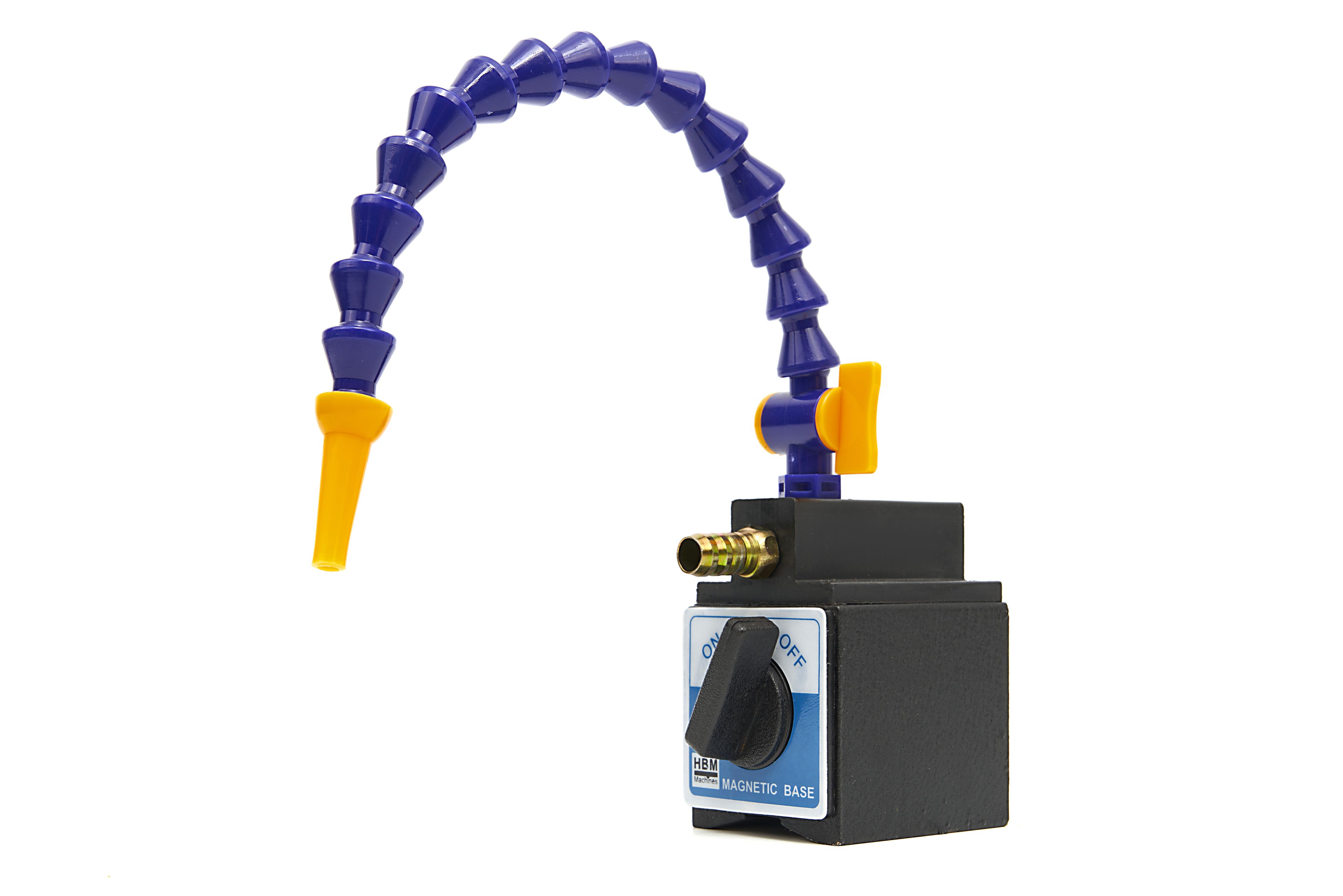 HBM Base magnétique avec 325 mm. Bras de refroidissement avec robinet